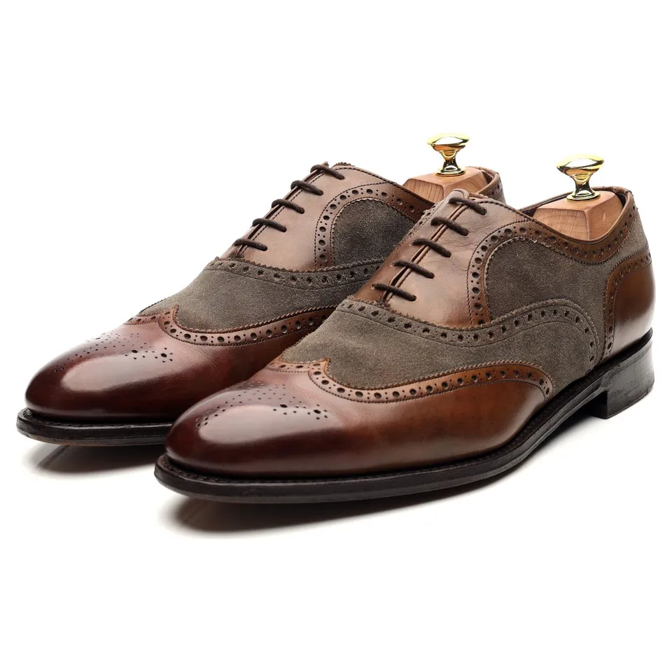 Herring Fencote oxford cuir marron pointure UK 8