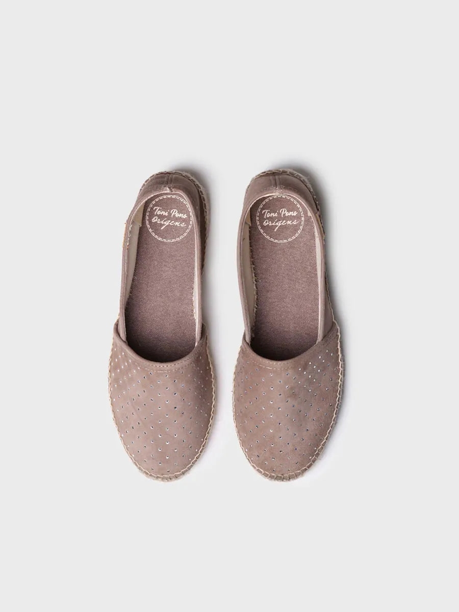 Toni Pons EDDY-ST espadrilles taupe strass