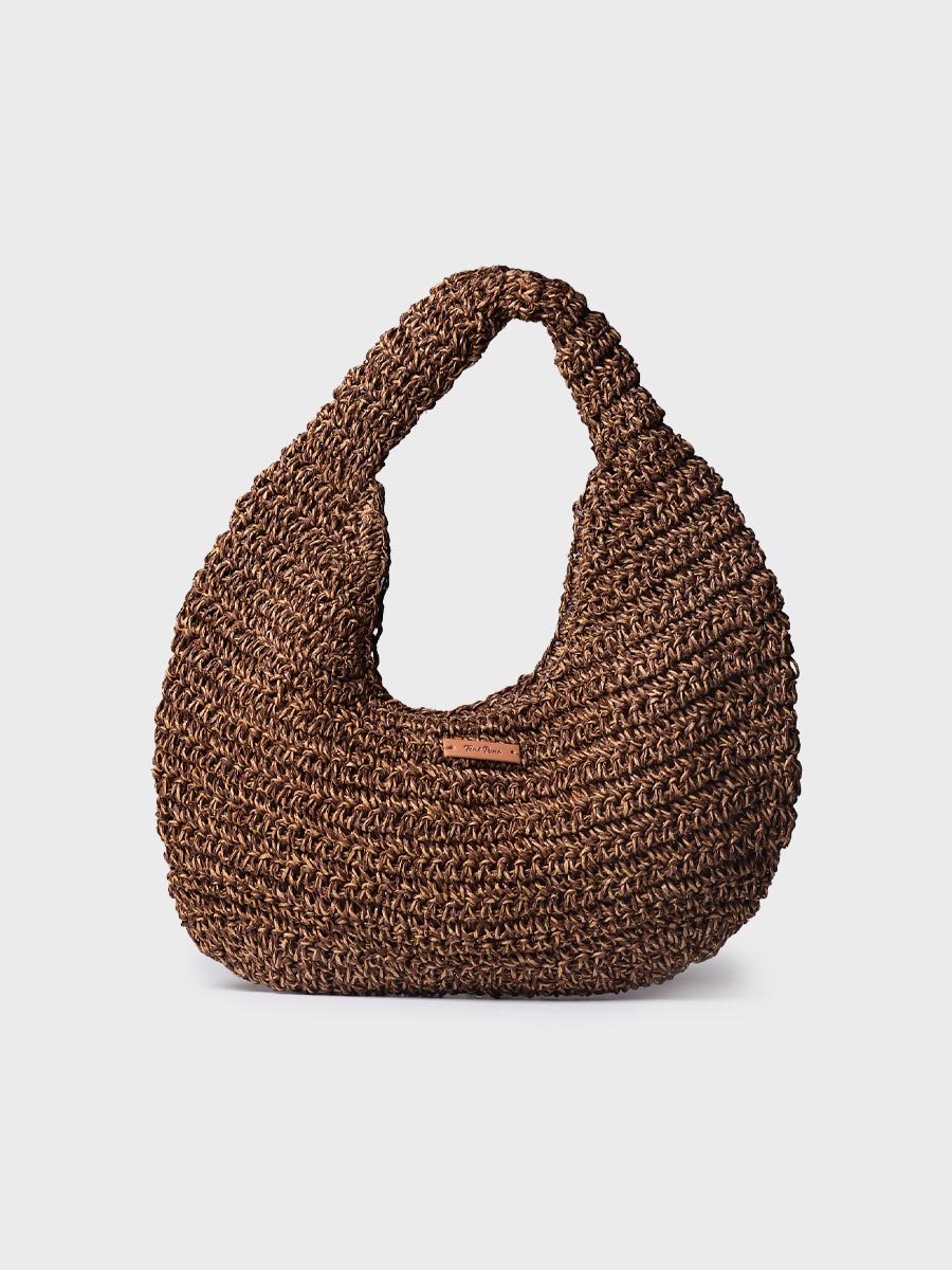 Toni Pons Tineo sac femme raphia brillant