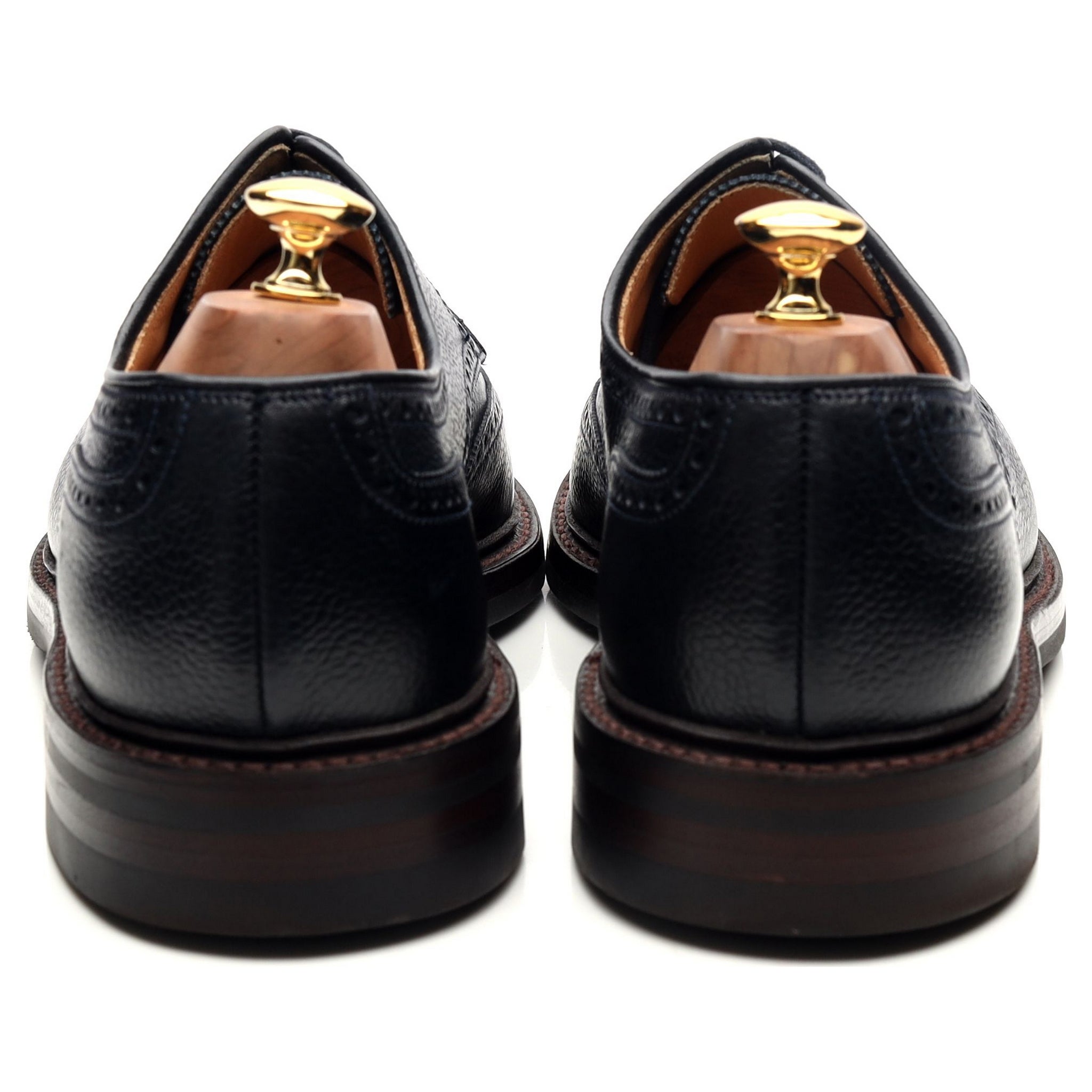 Crockett & Jones Pembroke derby cuir bleu UK 9,5