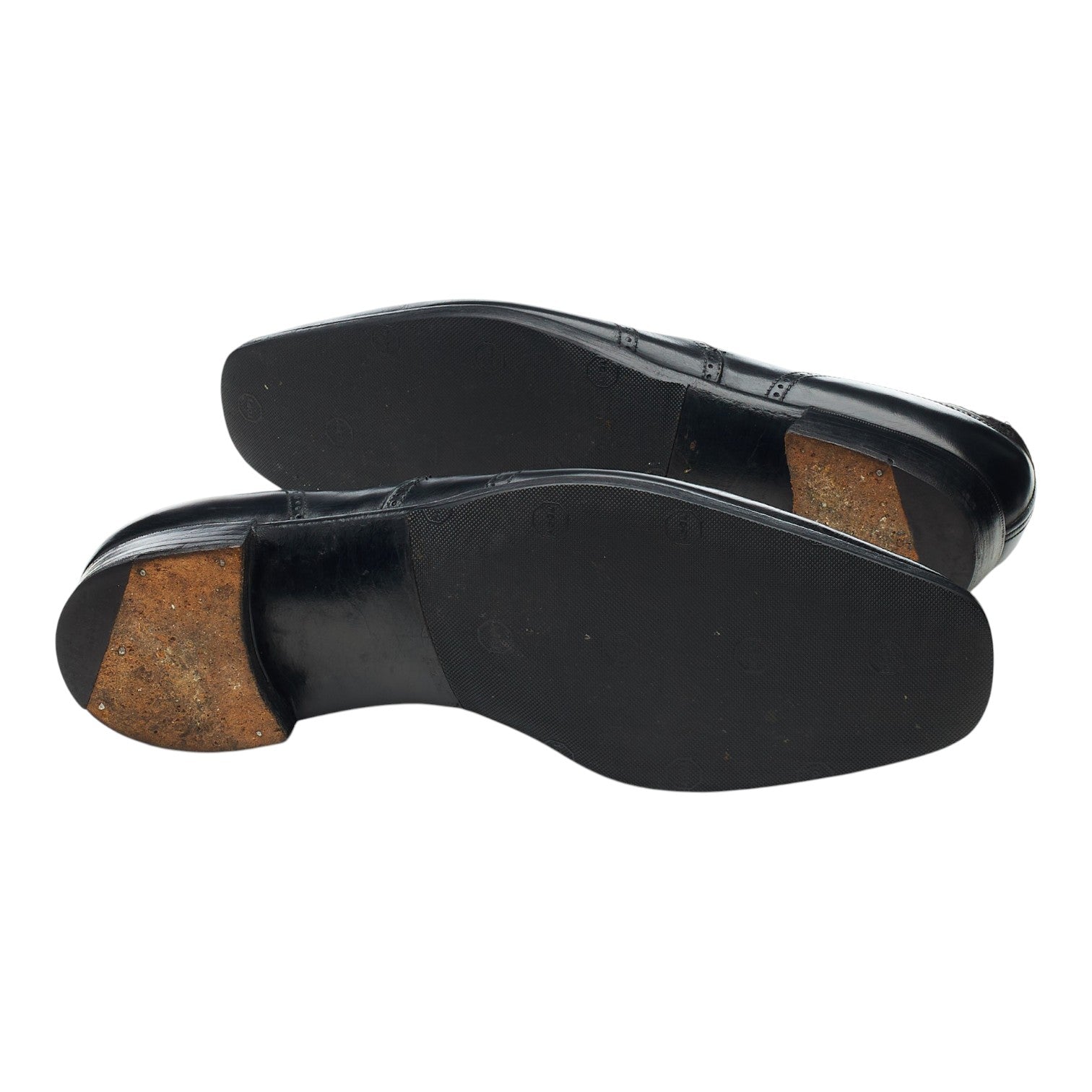 George Cleverley Lazyman mocassin cuir noir UK 6,5