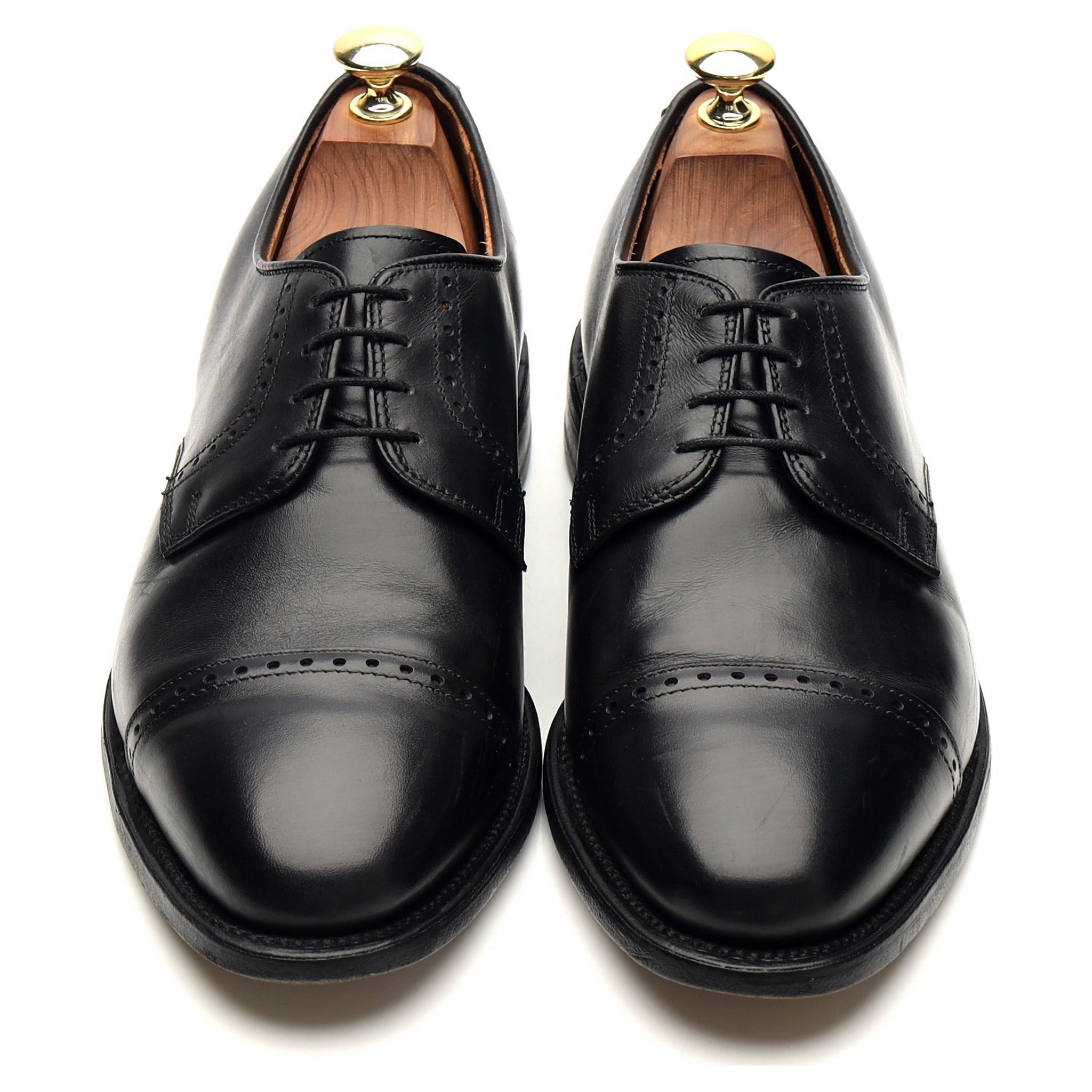 Allen Edmonds Clifton derby cuir noir UK 7 bout droit