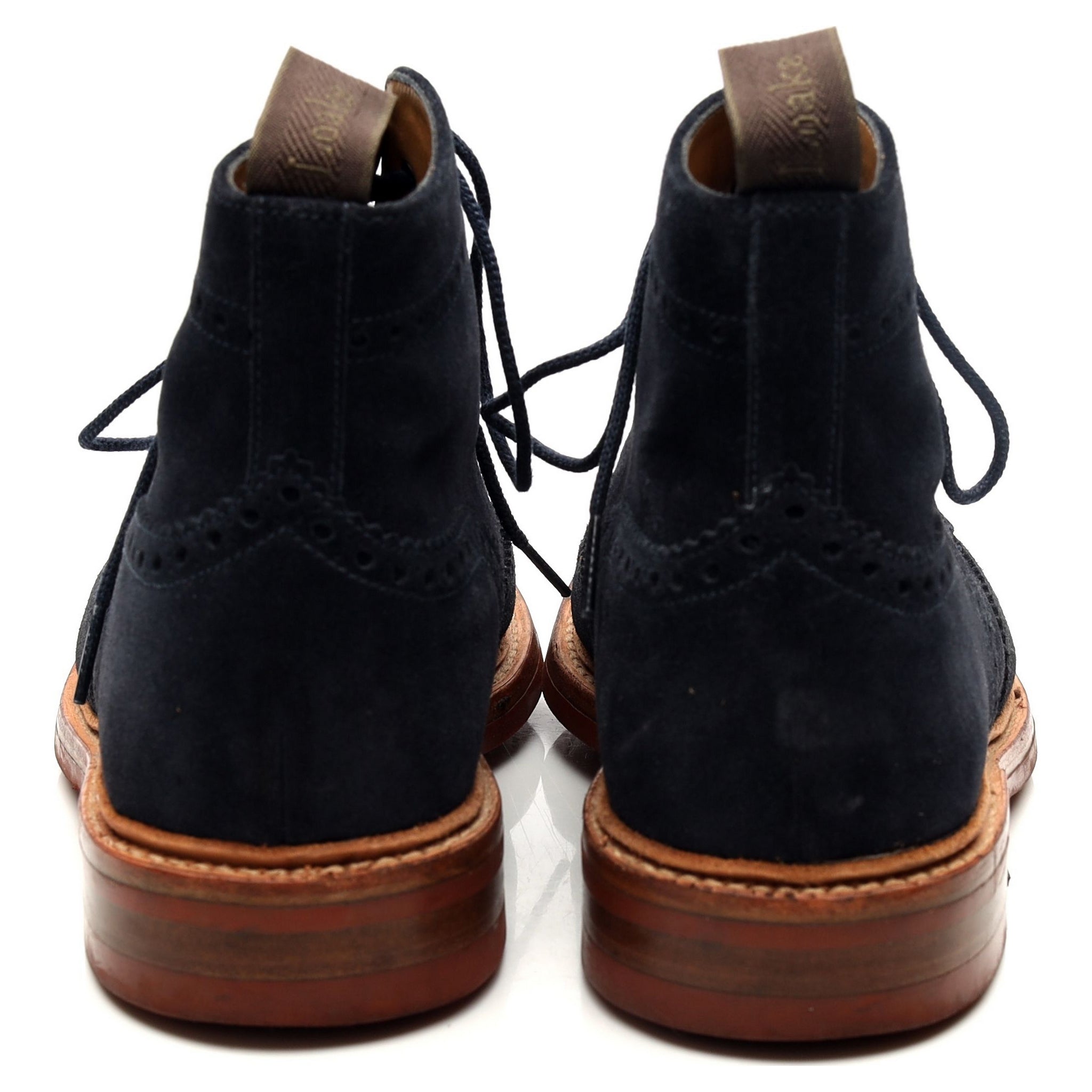 Loake 1880 Winchester boots suède bleu marine UK 7
