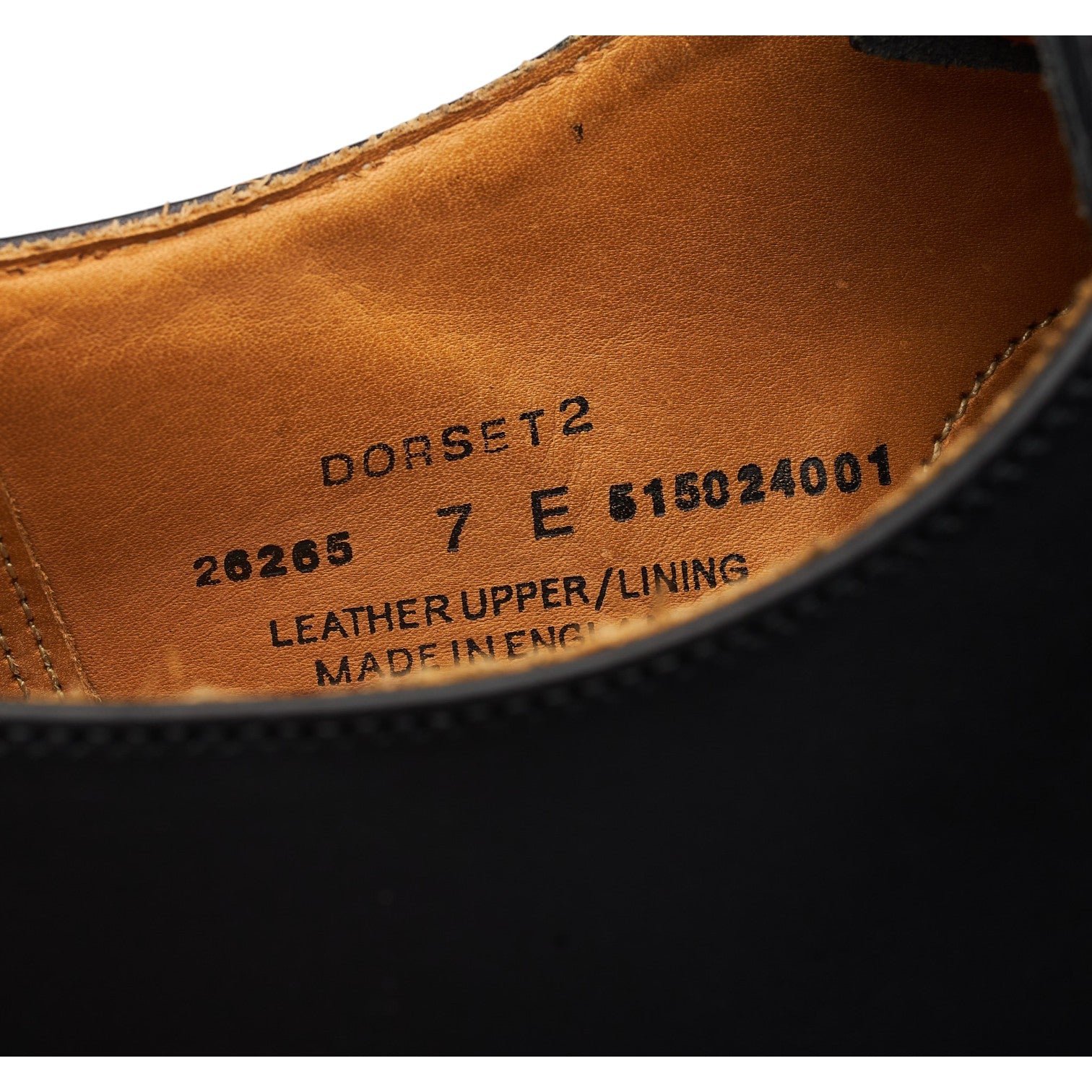 Crockett & Jones Dorset 2 richelieu cuir noir UK 7