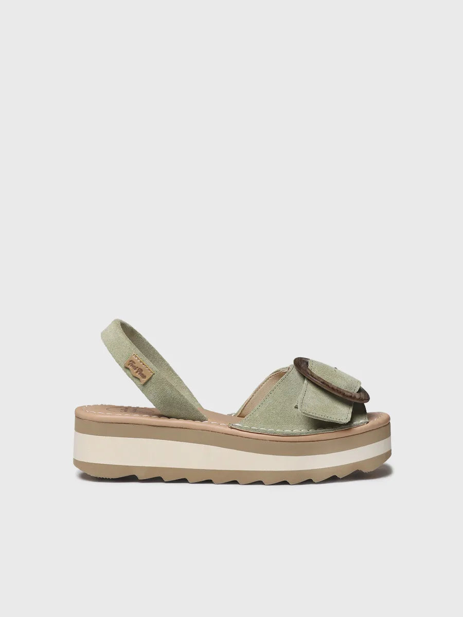 Toni Pons Saura sandale cuir plateforme boucle 4 cm