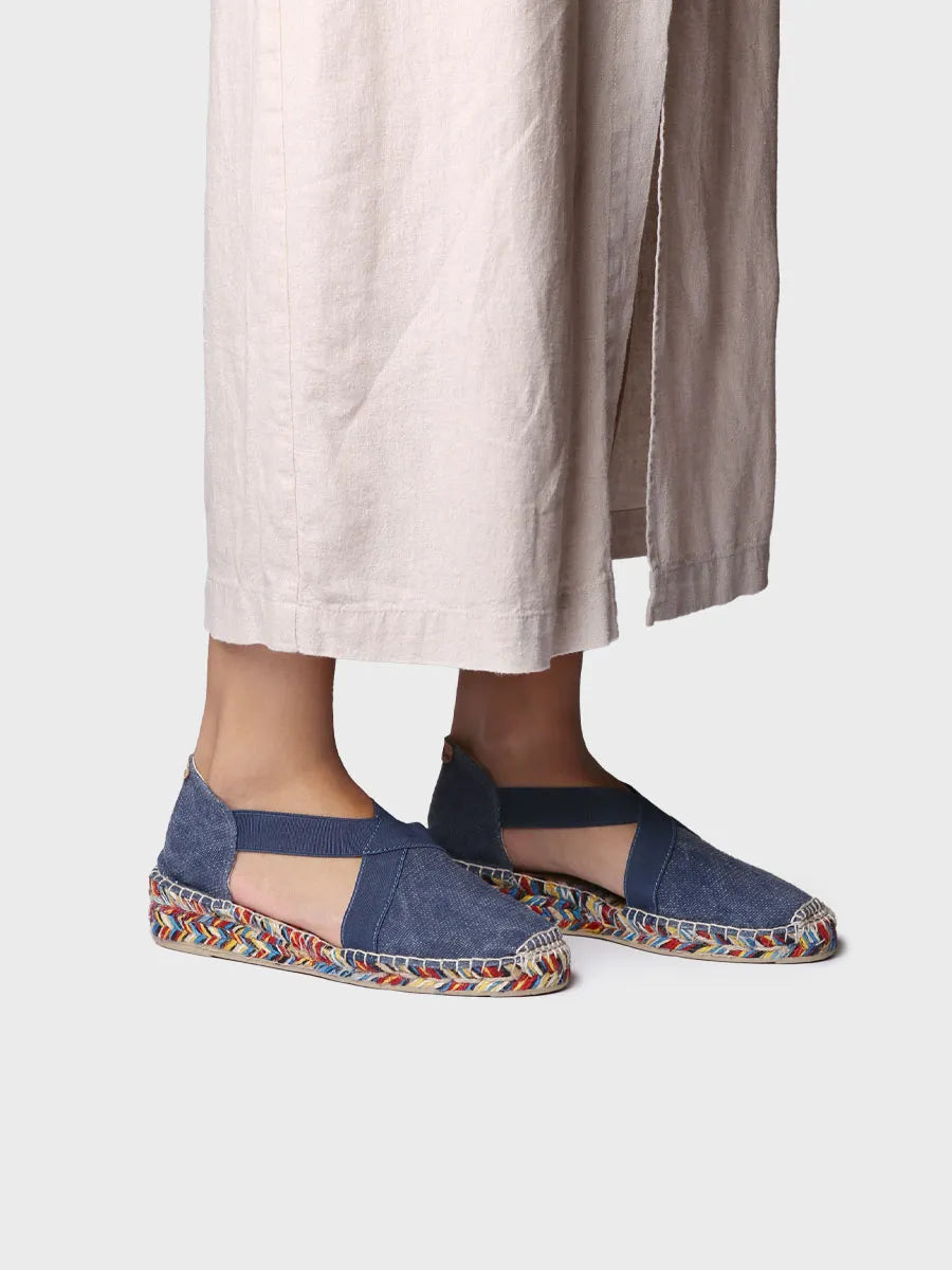 Toni Pons Elba espadrille plate toile semelle couleur