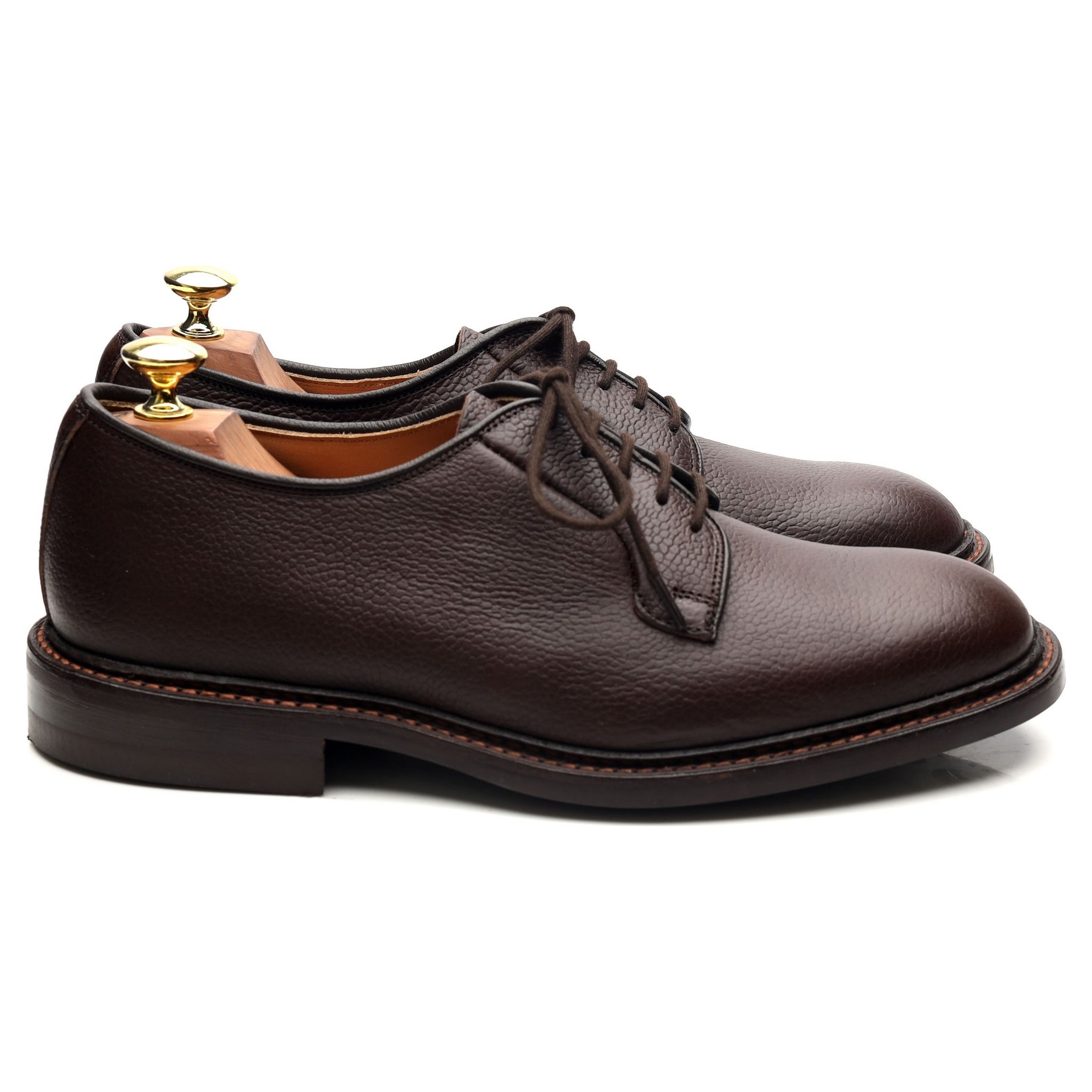 Tricker's Robert Derby Cuir Marron Foncé UK 7