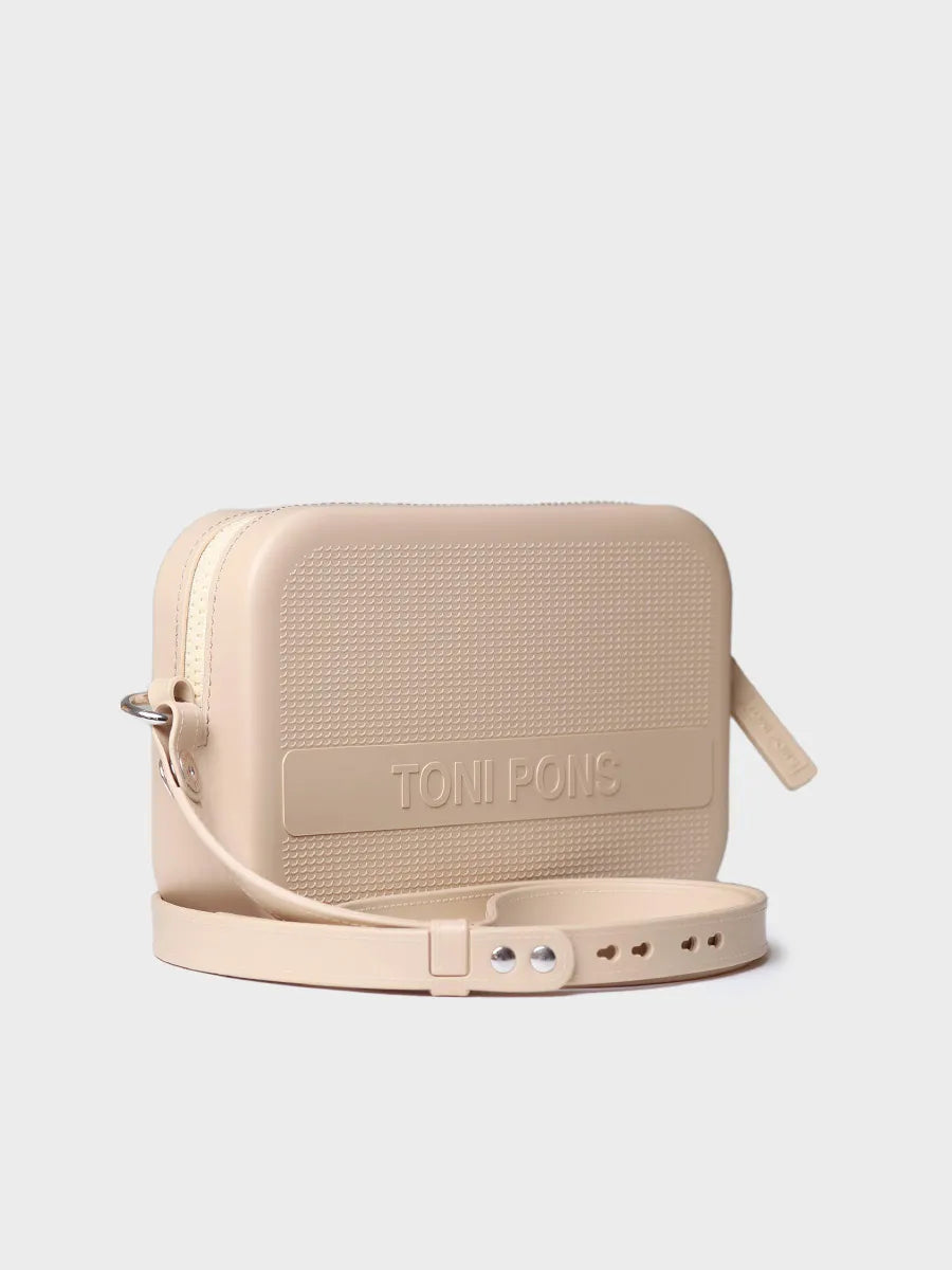 Toni Pons Ginger sac bandoulière caoutchouc taupe imperméable