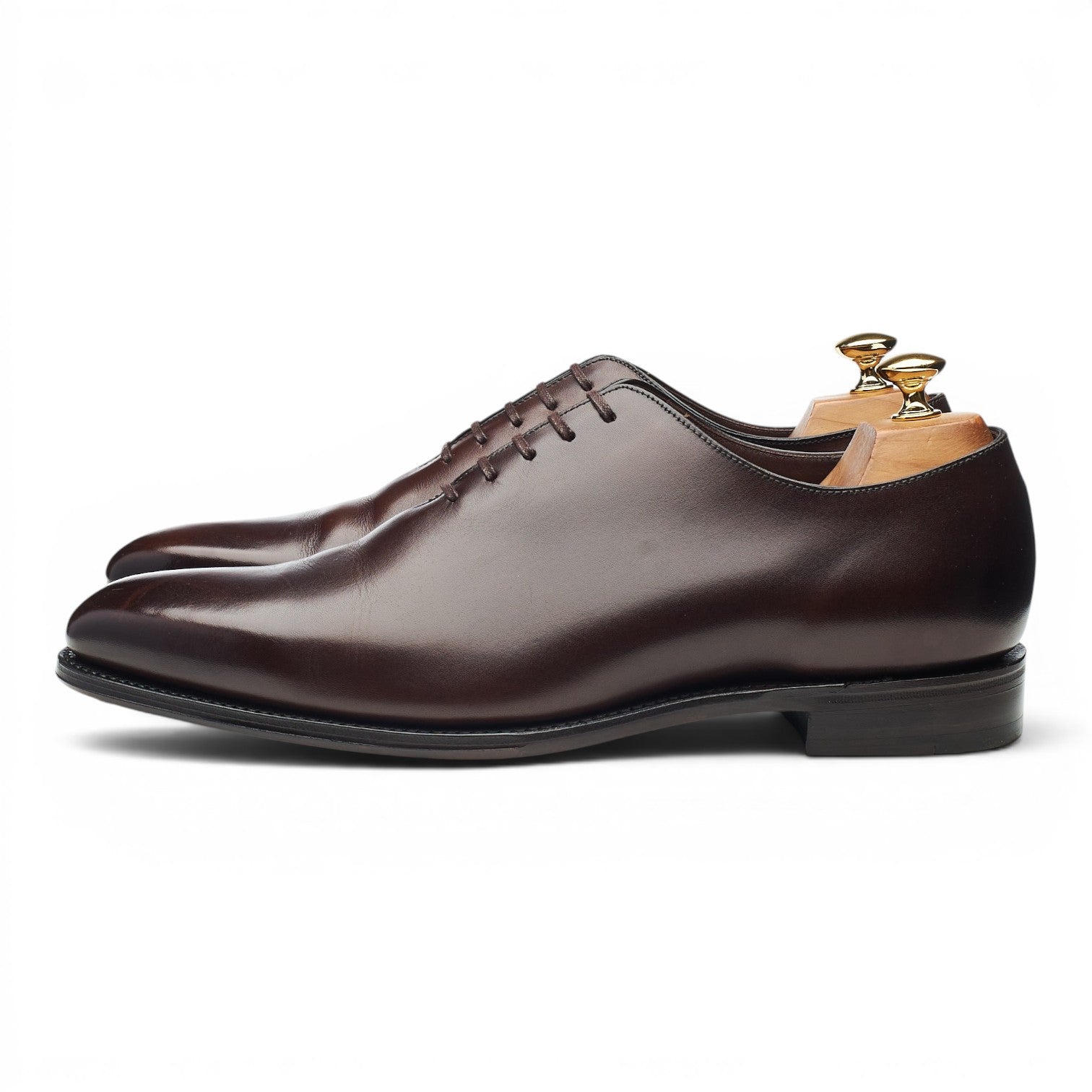 Loake 1880 Wholebury oxford cuir marron foncé UK 10