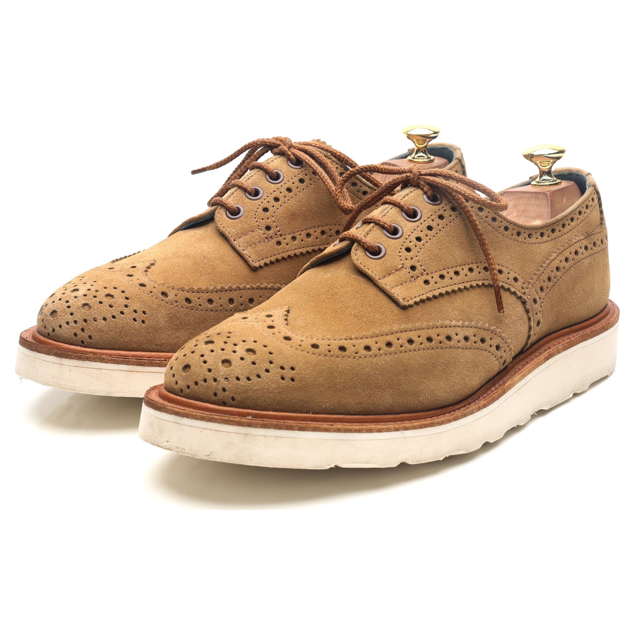 Tricker's Bourton derbies daim marron UK 8