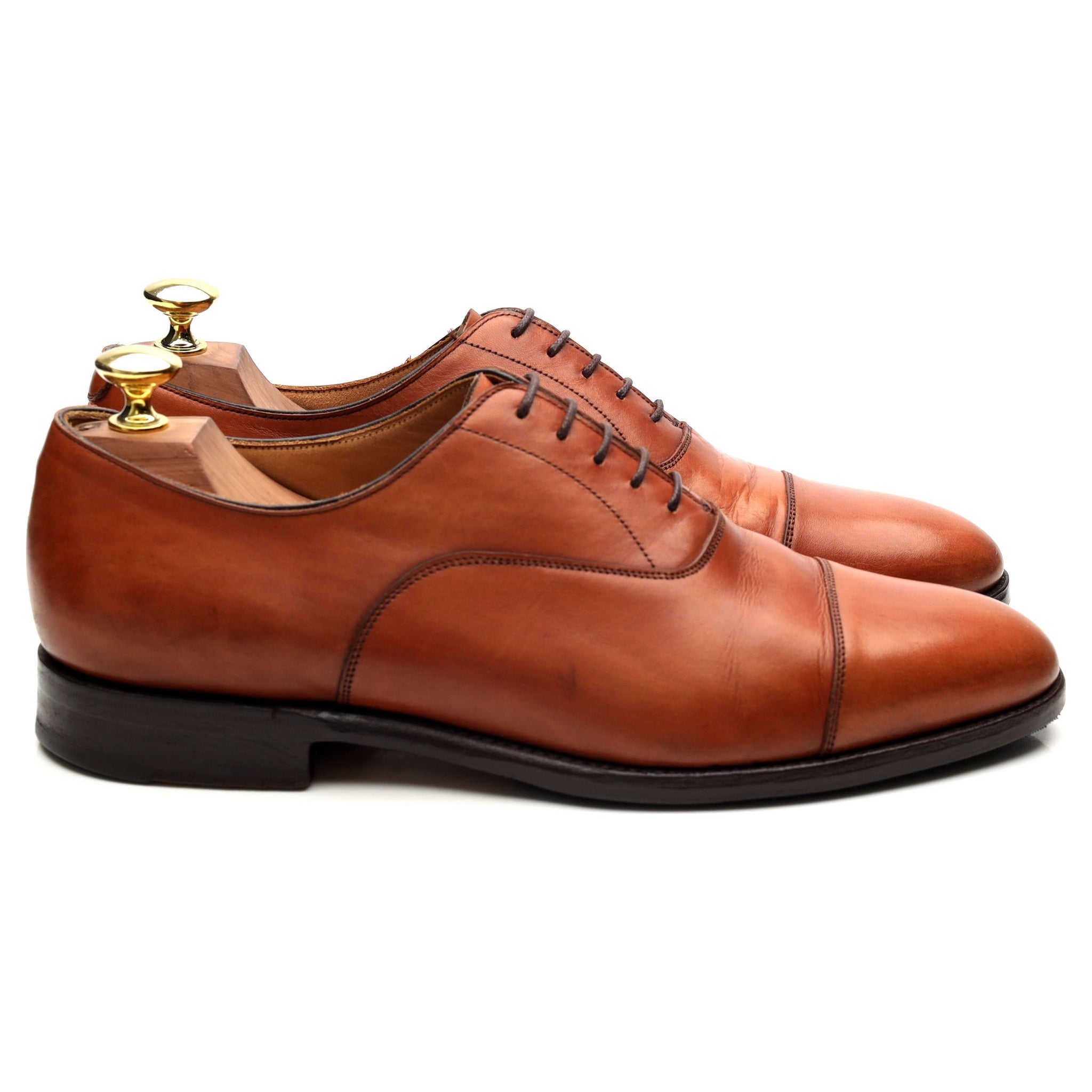 New & Lingwood oxford cuir marron 8.5 UK