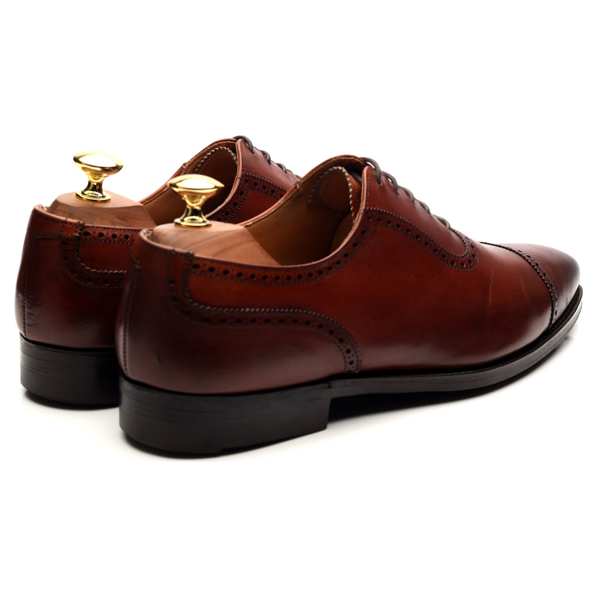 Crockett & Jones Westbourne richelieu cuir marron 8.5