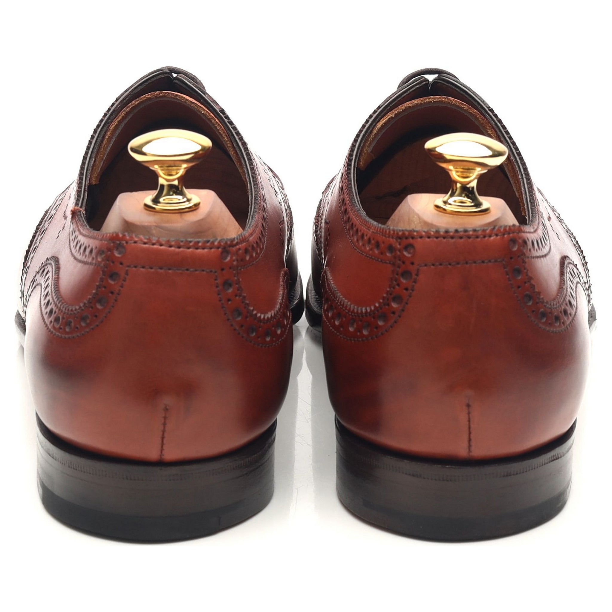 Edward Green Sandringham derby cuir marron UK 9.5
