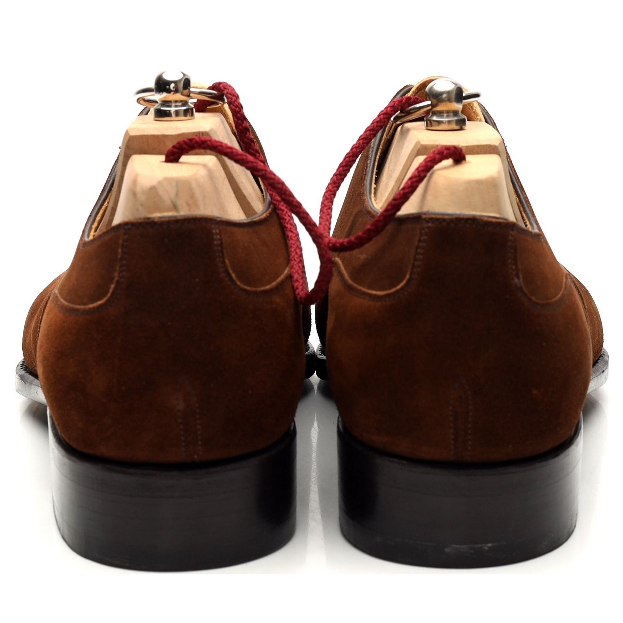 Vass Kaan derbies daim marron autruche UK 8
