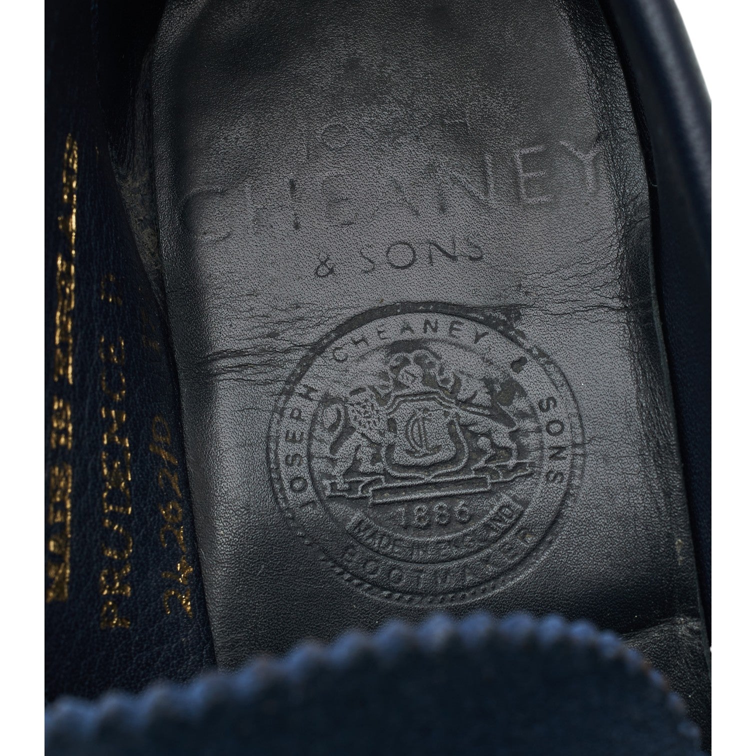 Cheaney Prudence mocassins daim bleu pointure UK 3