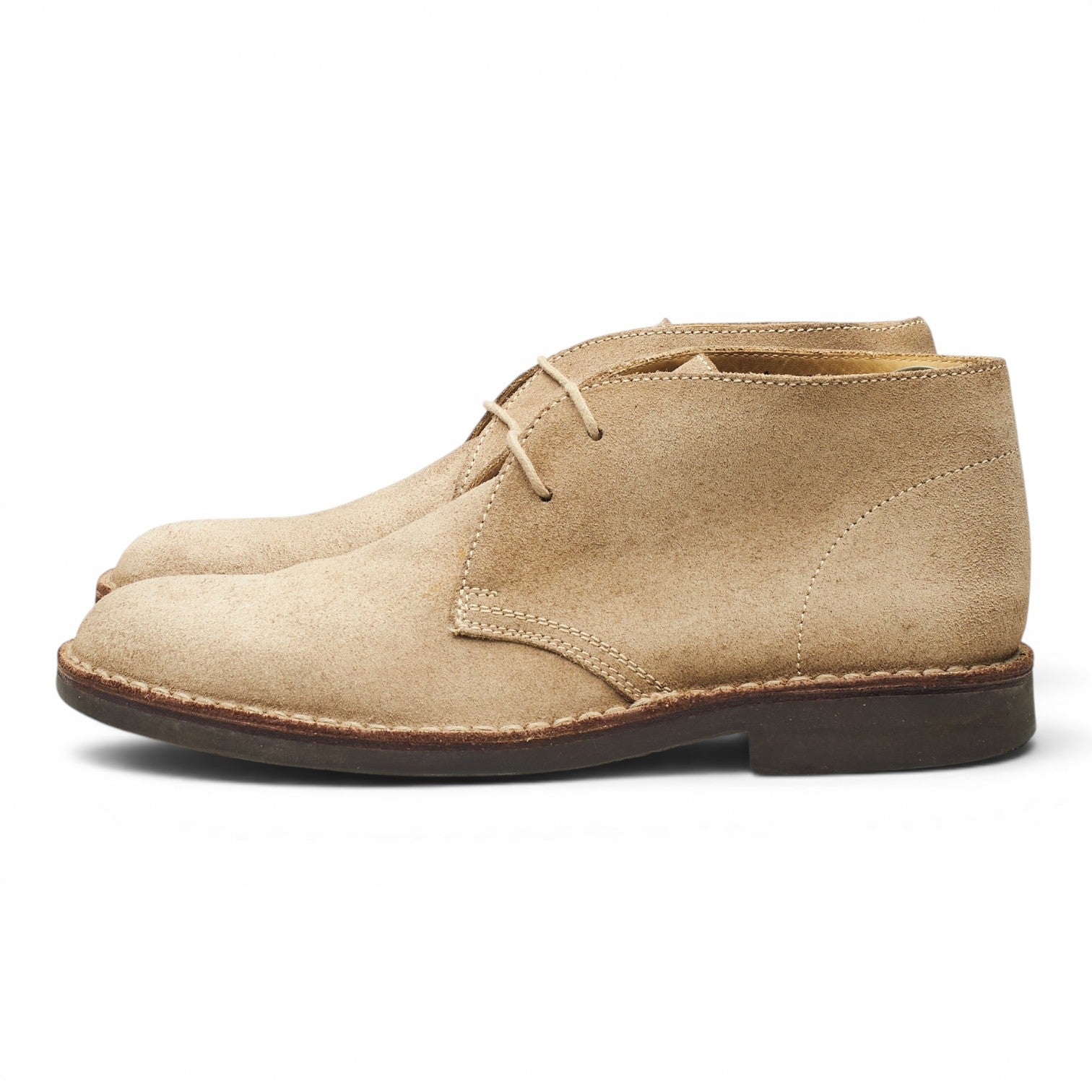 Loake Sahara desert boots daim sable UK 7,5