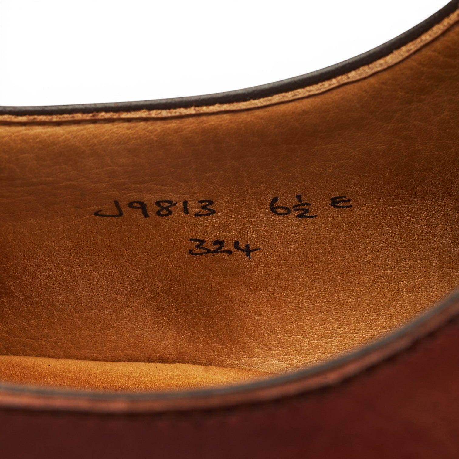 George Cleverley richelieu brogues marron UK 6.5