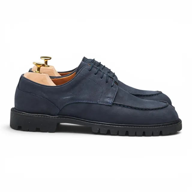 Hackett Chino Golf derby nubuck bleu marine UK 8