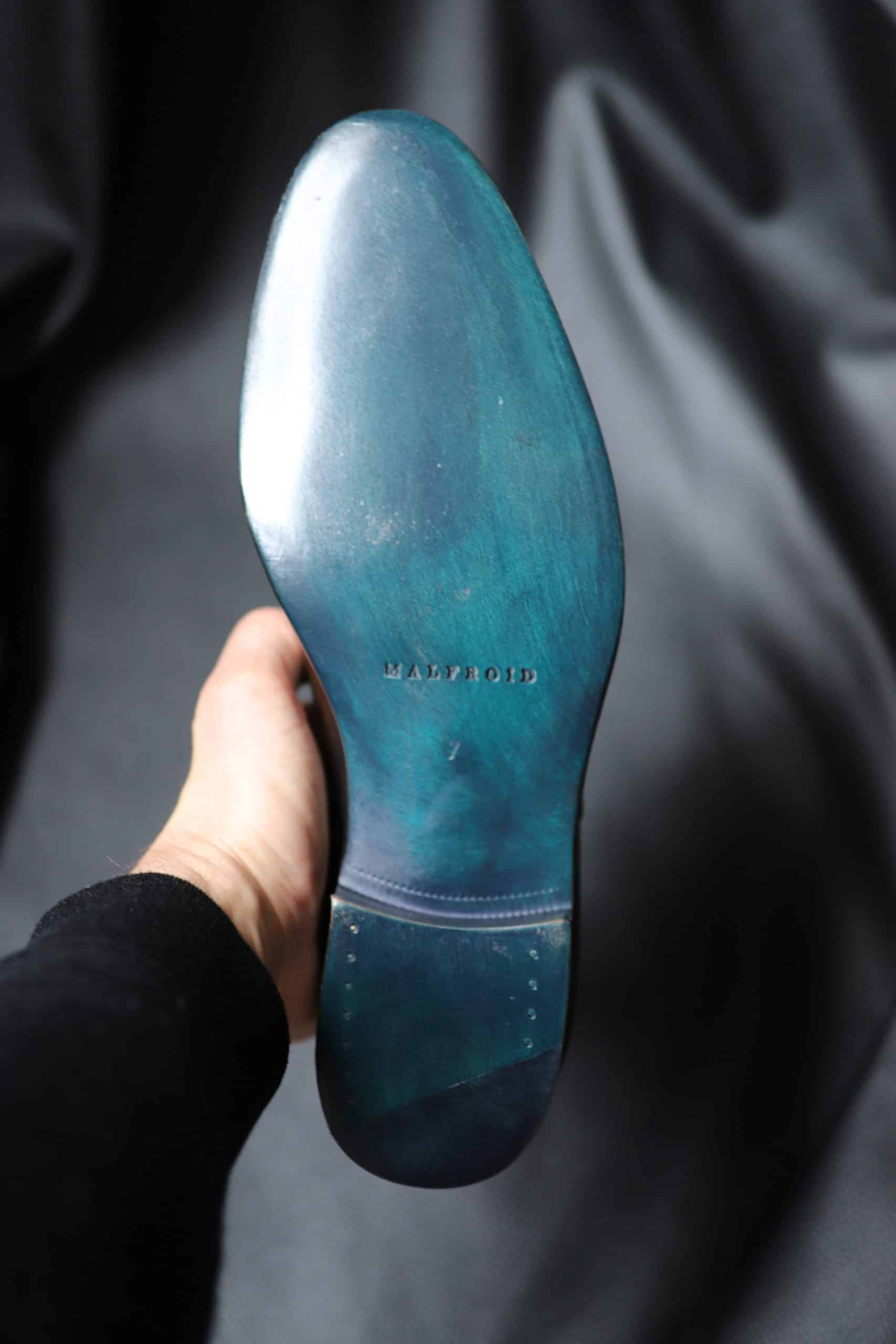 Malfroid Réserve 1930 soulier cuir à patiner Goodyear