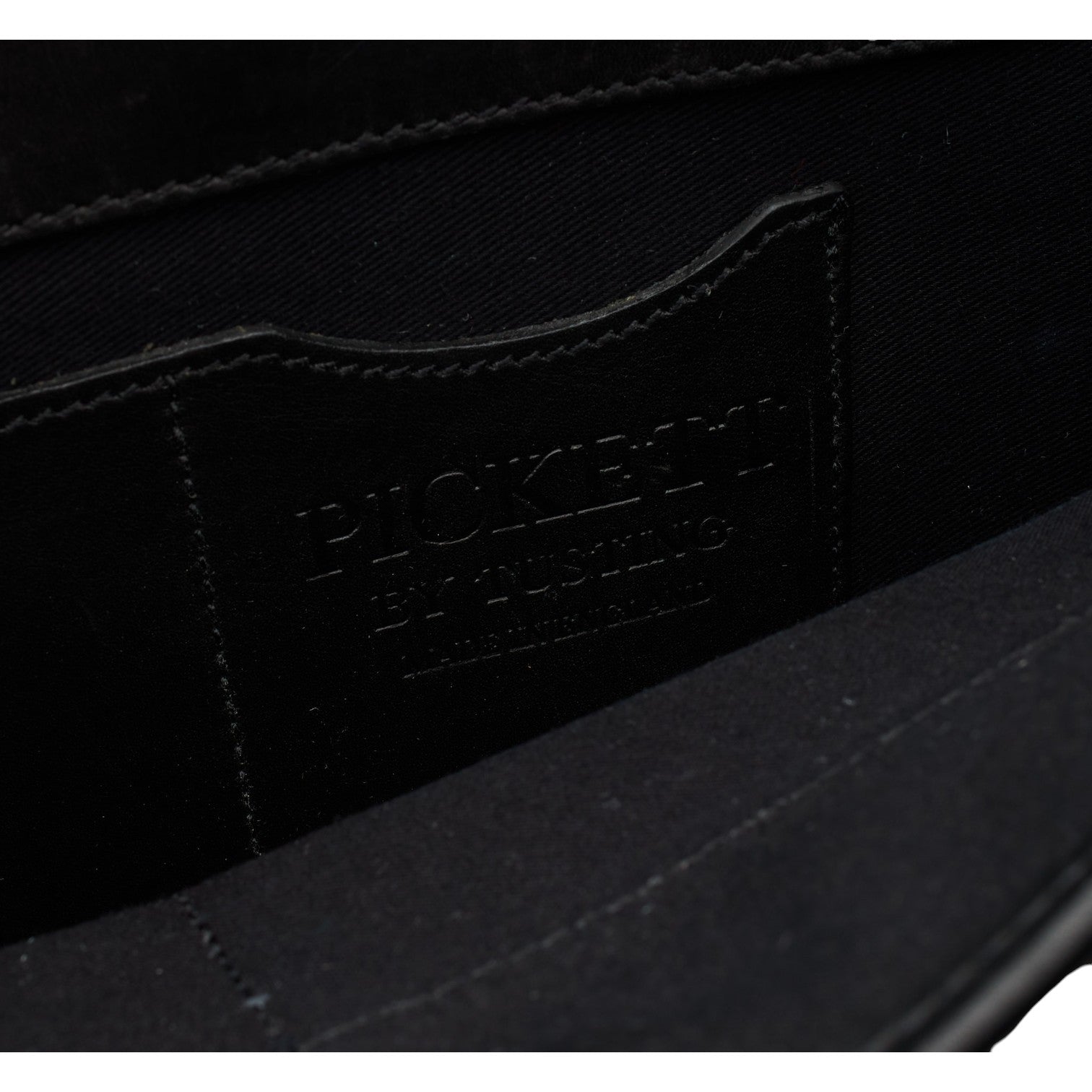 Pickett Clipper mallette cuir noir