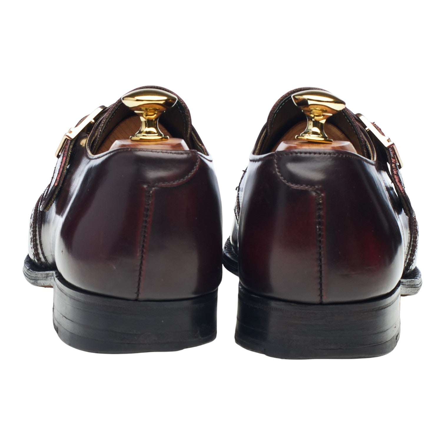 Cheaney Denham monk cuir bordeaux pointure UK 7