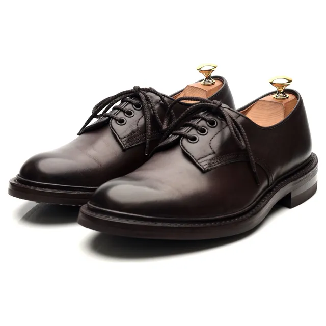 Tricker's Daniel derbys cuir marron foncé 7 UK