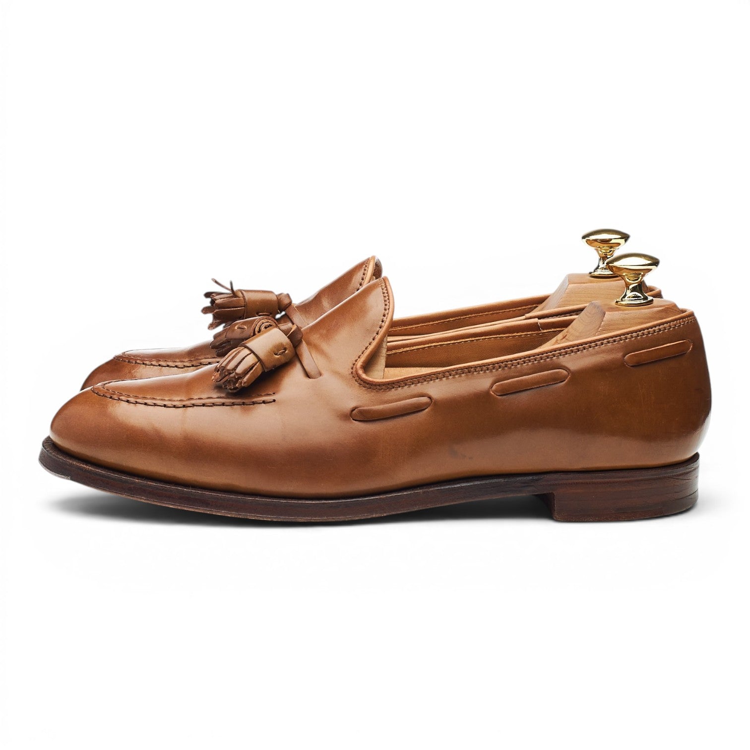 Crockett & Jones Cavendish 2 mocassin cordovan whisky UK 6.5