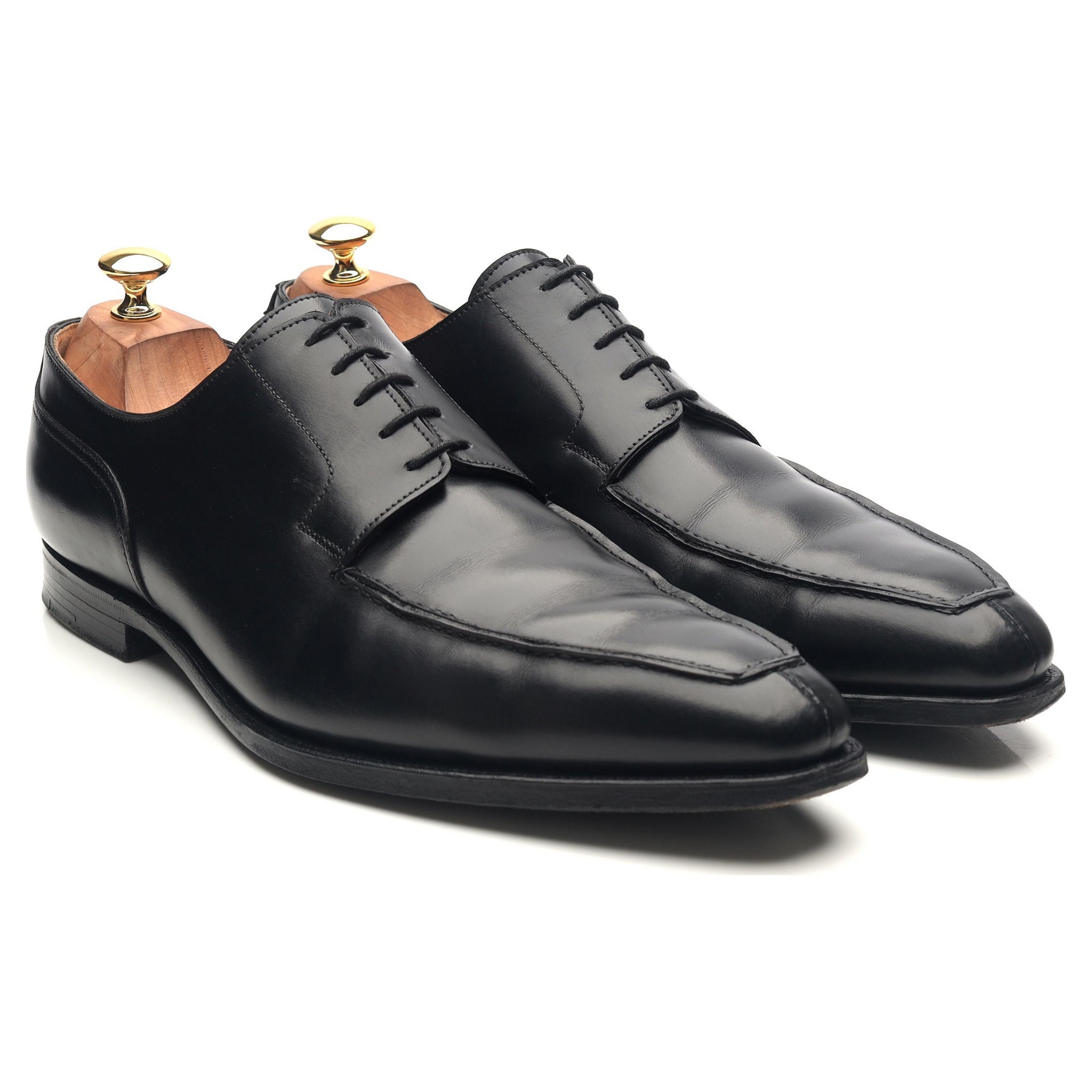 George Cleverley Oliver Derby Cuir Noir UK 10,5