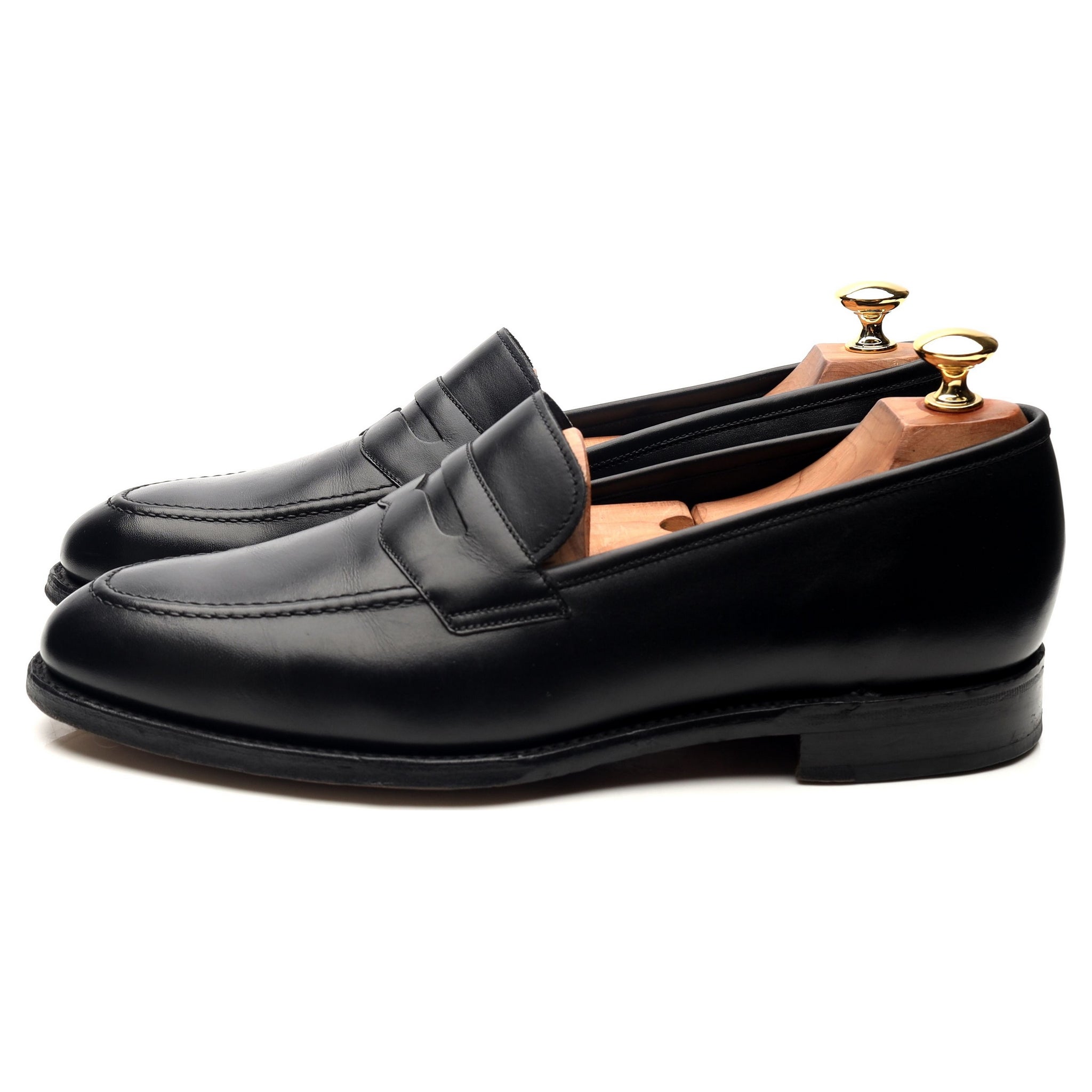 Loake 1880 Whitehall mocassins cuir noir pointure UK 9