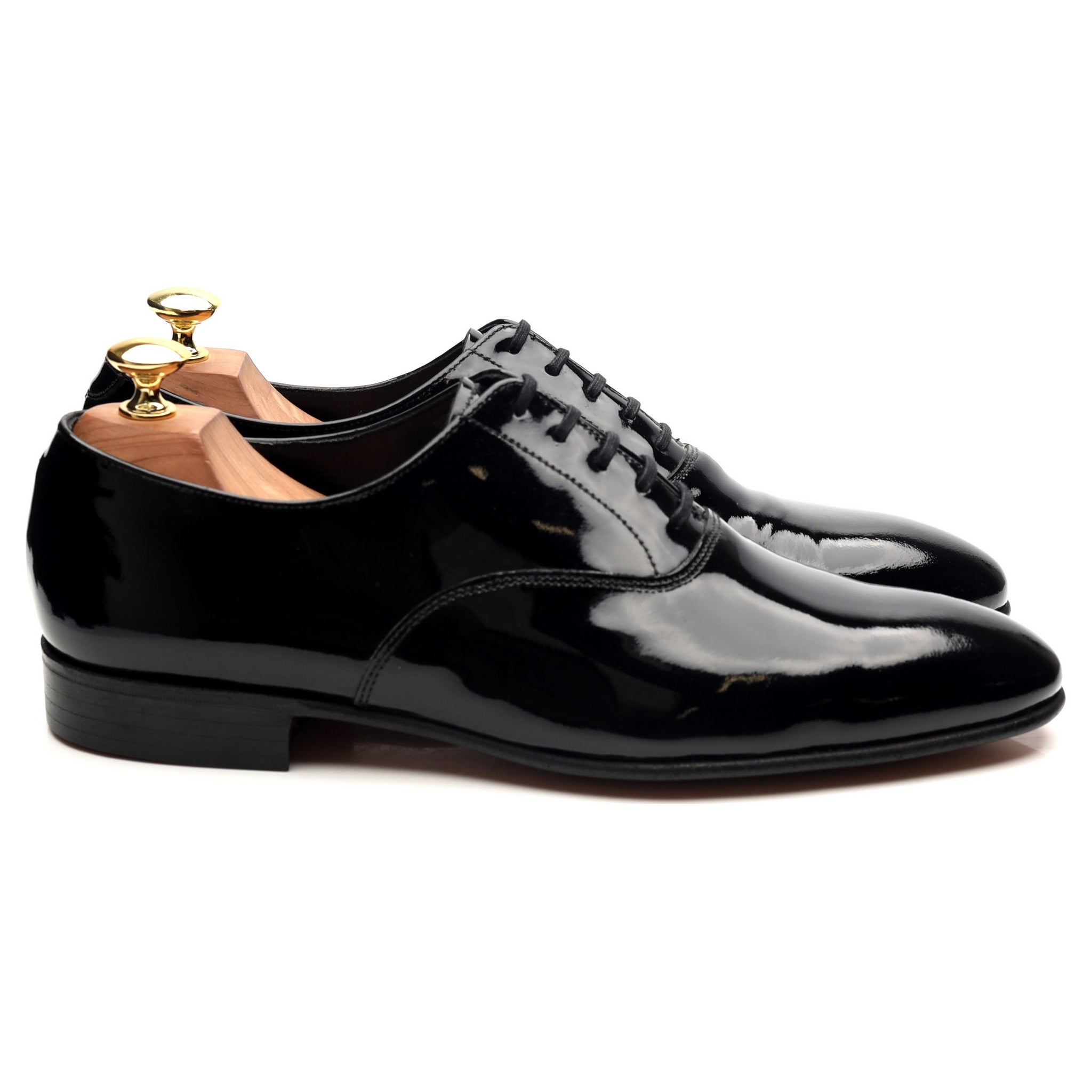 Crockett & Jones Cheam richelieu verni noir UK 8