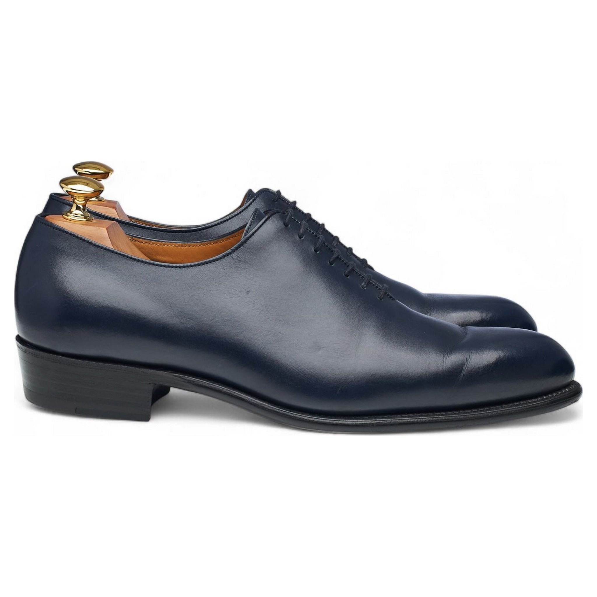 J.M. Weston 402 Flore oxford cuir bleu marine UK 7