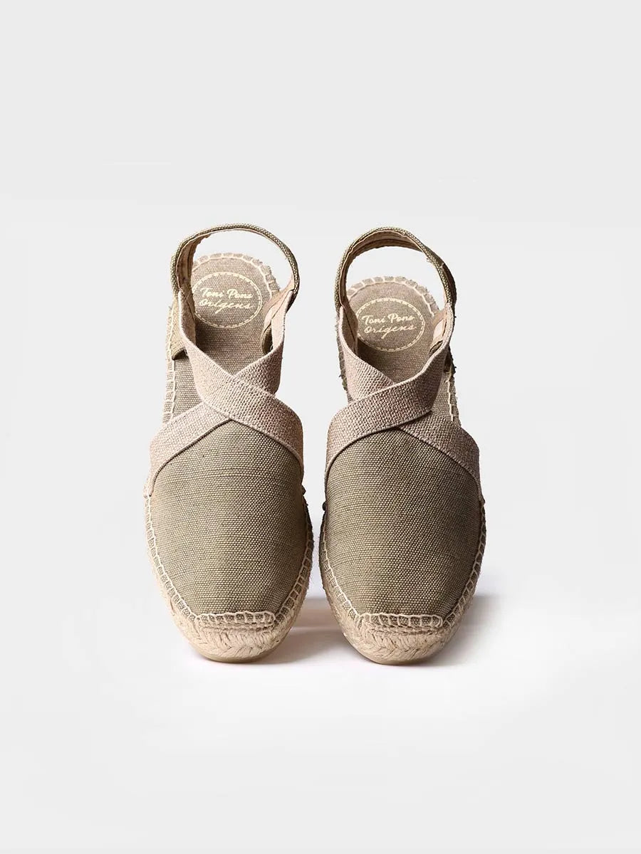 Toni Pons Verdi-V espadrille plate coton vegan