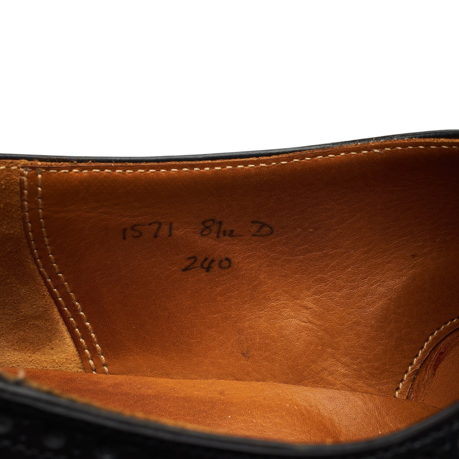 Crockett & Jones mocassins cuir noir pointure UK 7.5