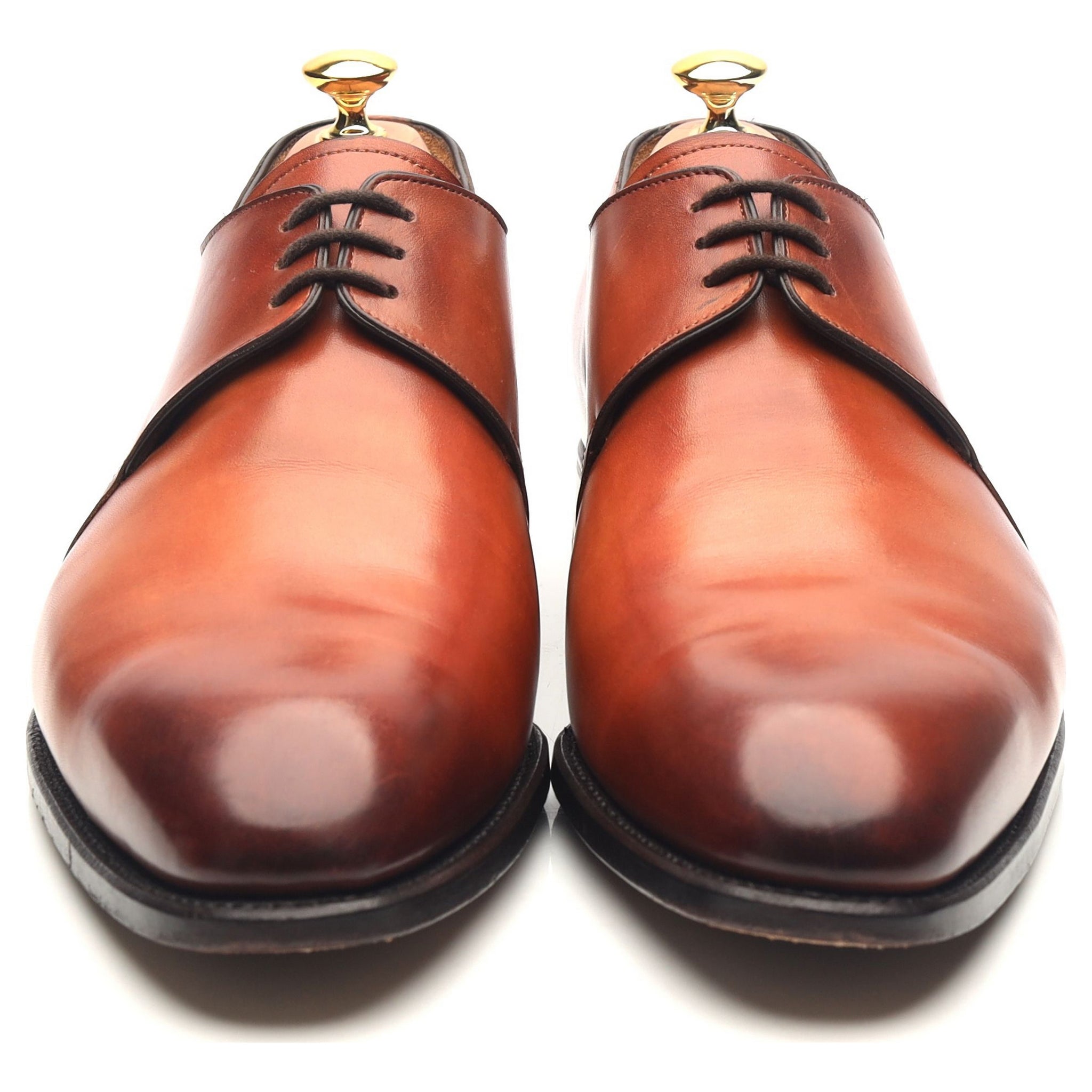 Carlos Santos Michael derby cuir marron UK 12 E