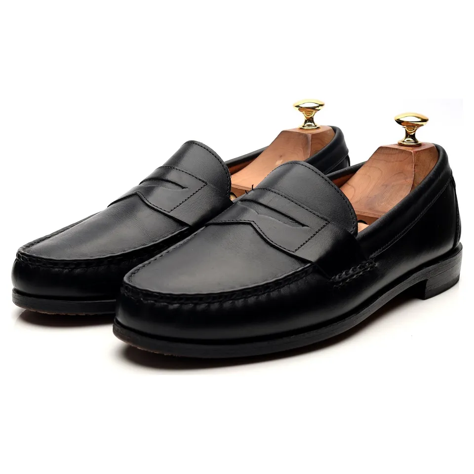 Allen Edmonds mocassins cuir noir UK 10