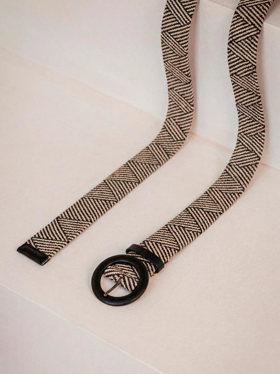 Toni Pons Nica ceinture femme élastique rayée