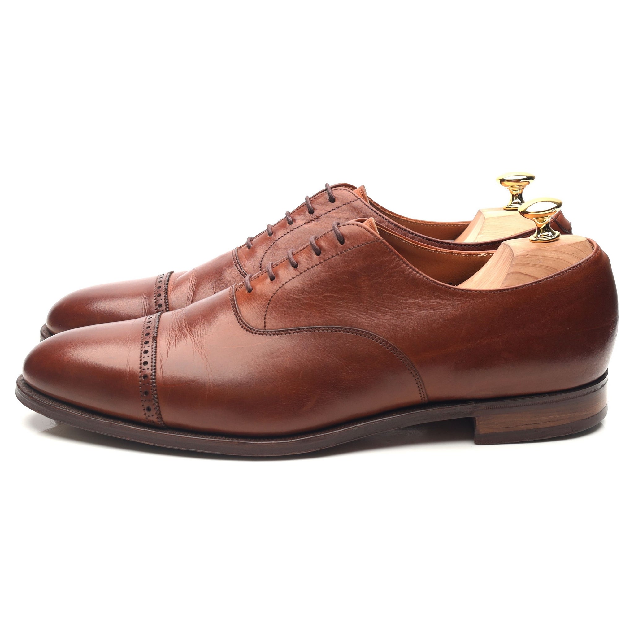 Ralph Lauren richelieu brogue cuir marron UK 10.5