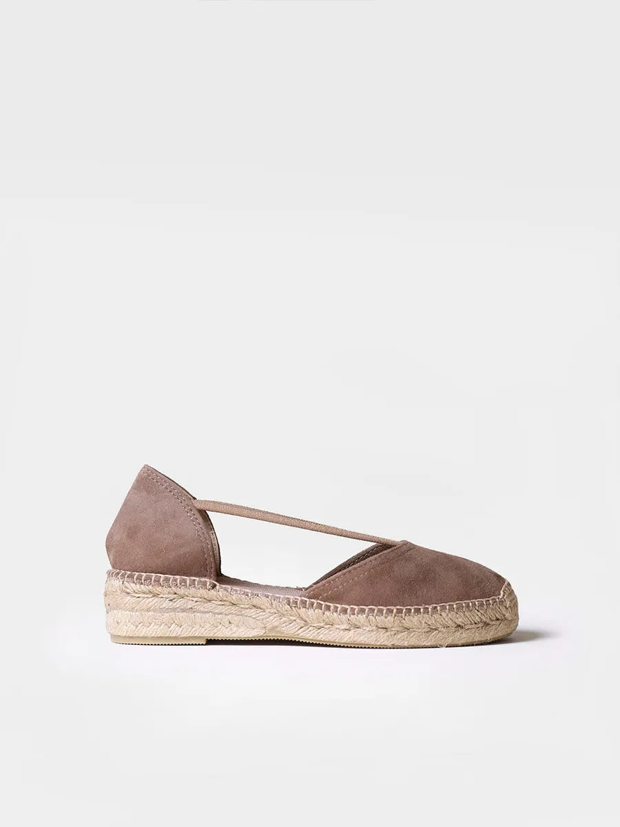 Toni Pons Erla-A espadrille femme taupe suède