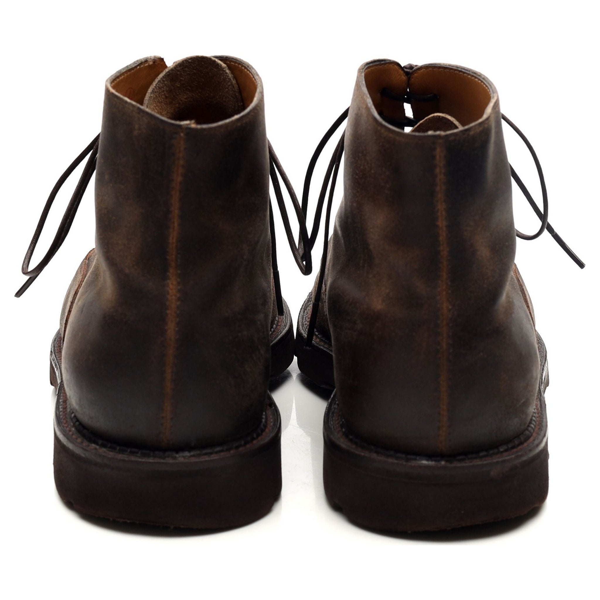 John Lobb Forge boots daim marron pointure UK 7