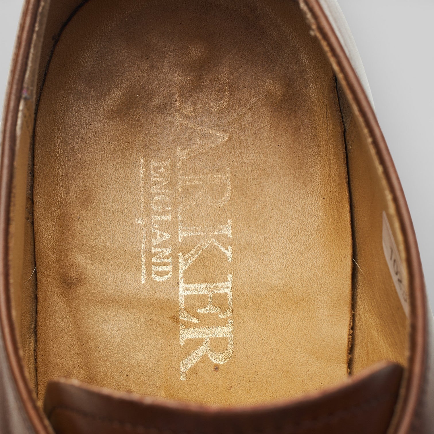 Barker monk strap cuir marron UK 7.5