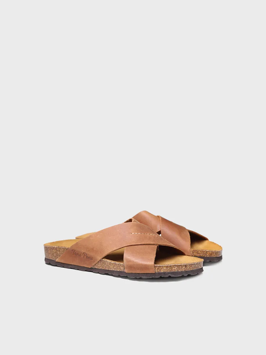 Toni Pons Gol-PE sandales homme cuir kaki