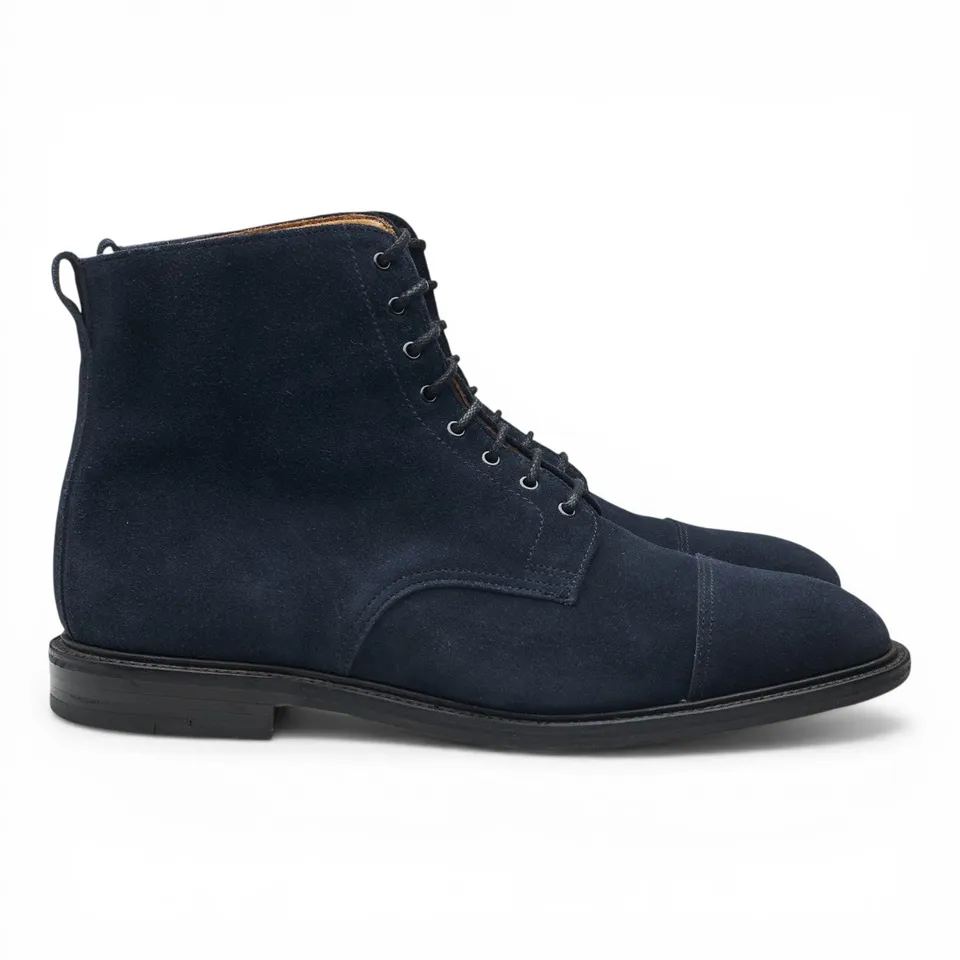 Alfred Sargent bottine suède bleu marine UK 10.5