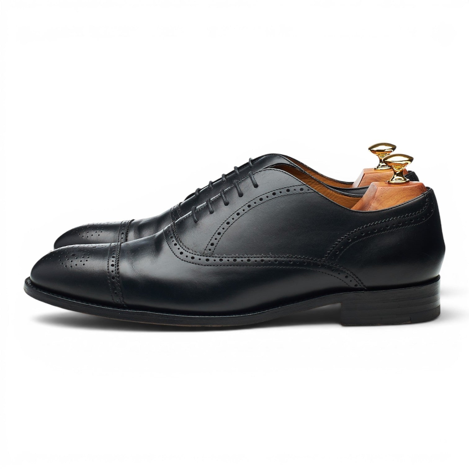 Barker Newcastle richelieu cuir noir pointure 9.5