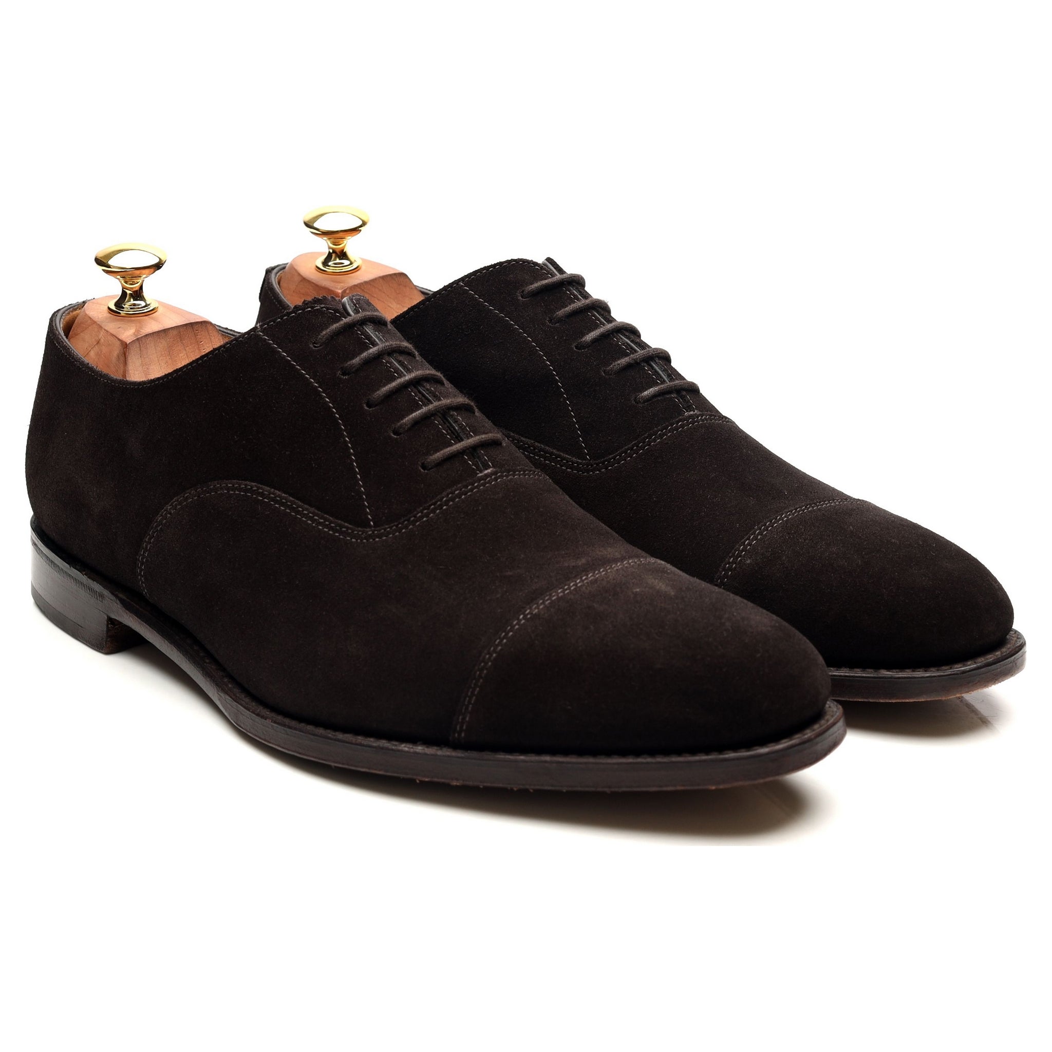 Loake 1880 Aldwych richelieu daim marron 10 cousu Goodyear