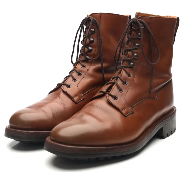 Crockett & Jones Snowdon boots cuir gras marron UK 9 E
