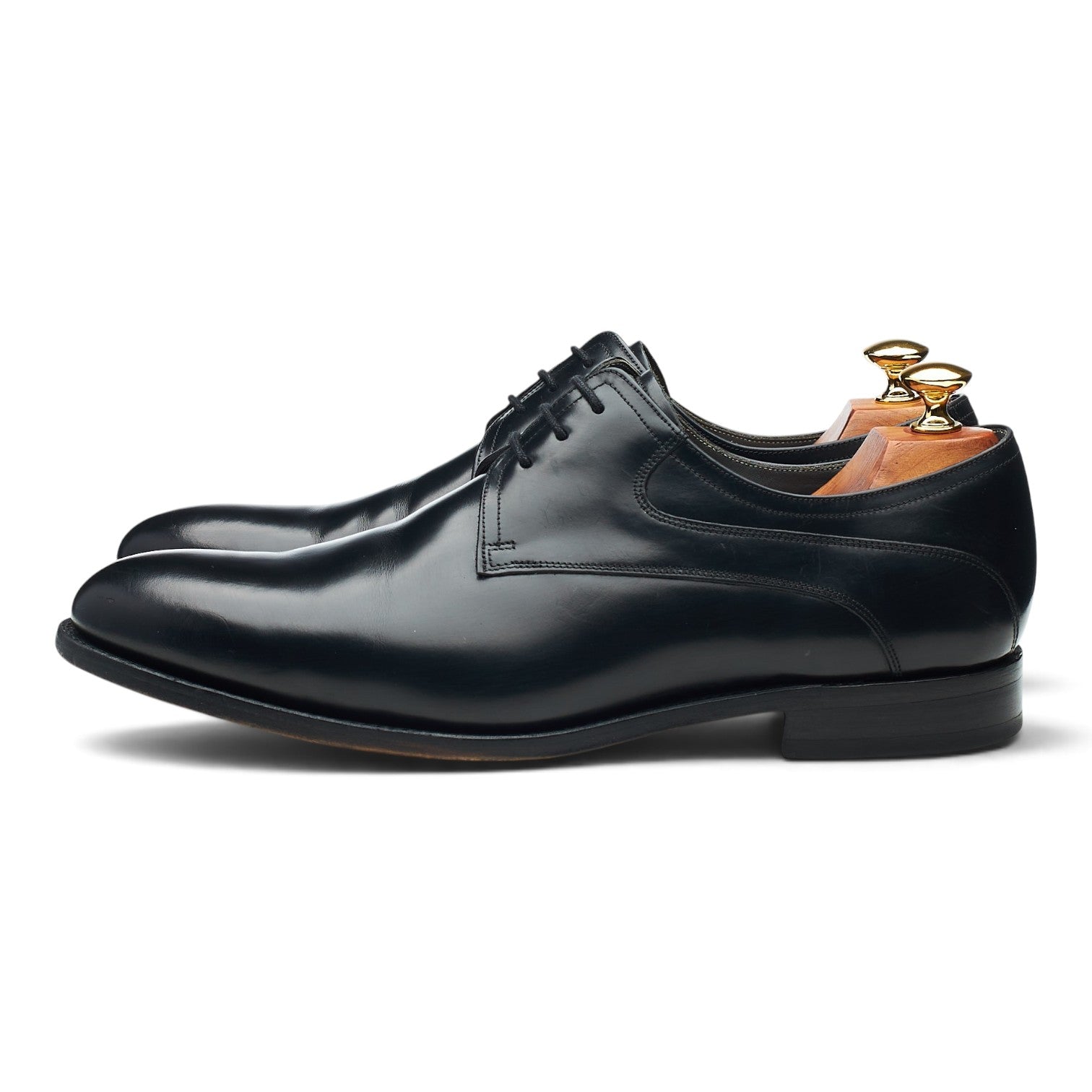 Barker Wickham derbies cuir noir 9 UK
