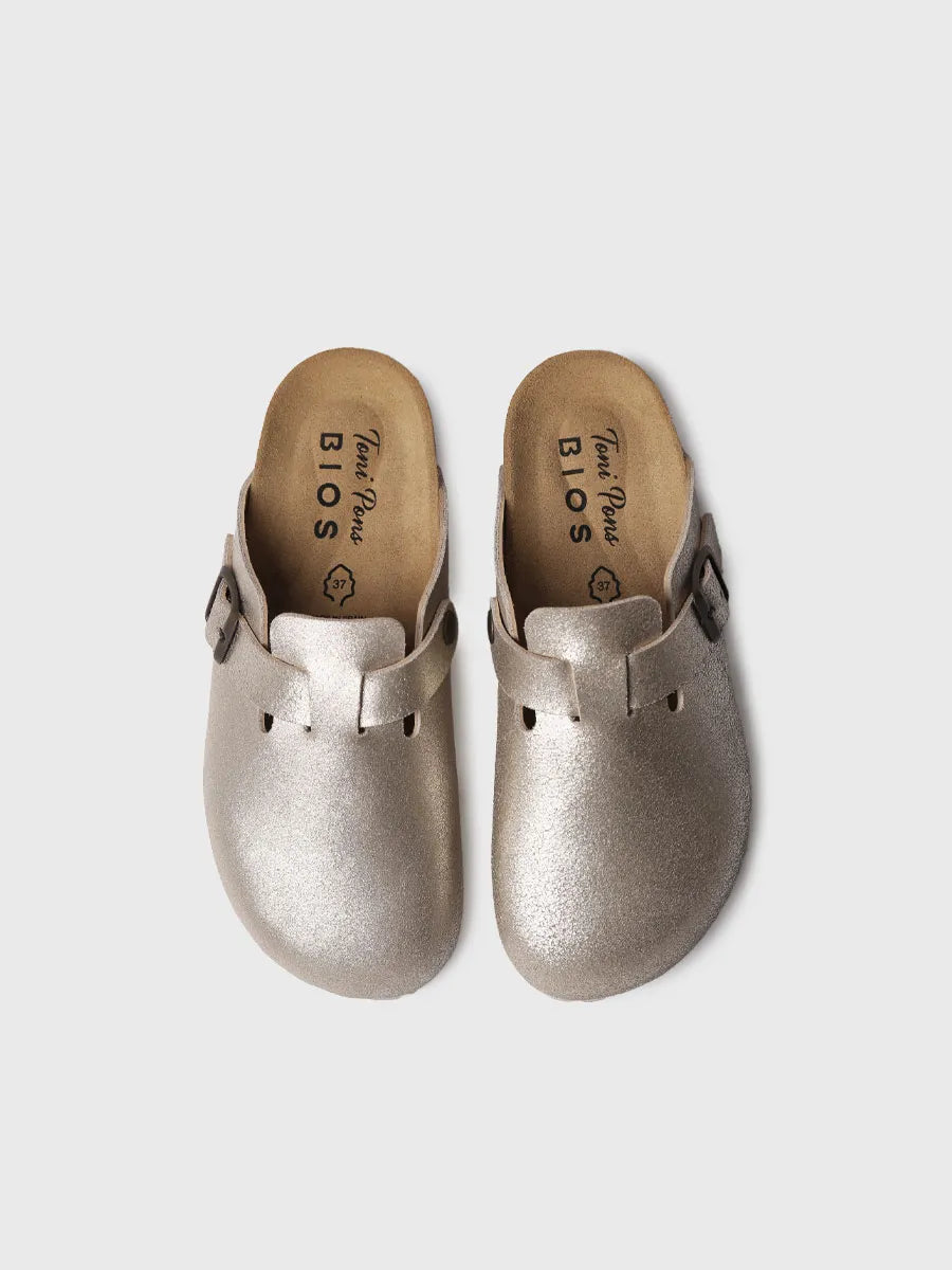 Toni Pons Gemina-QT sabot daim boucle femme