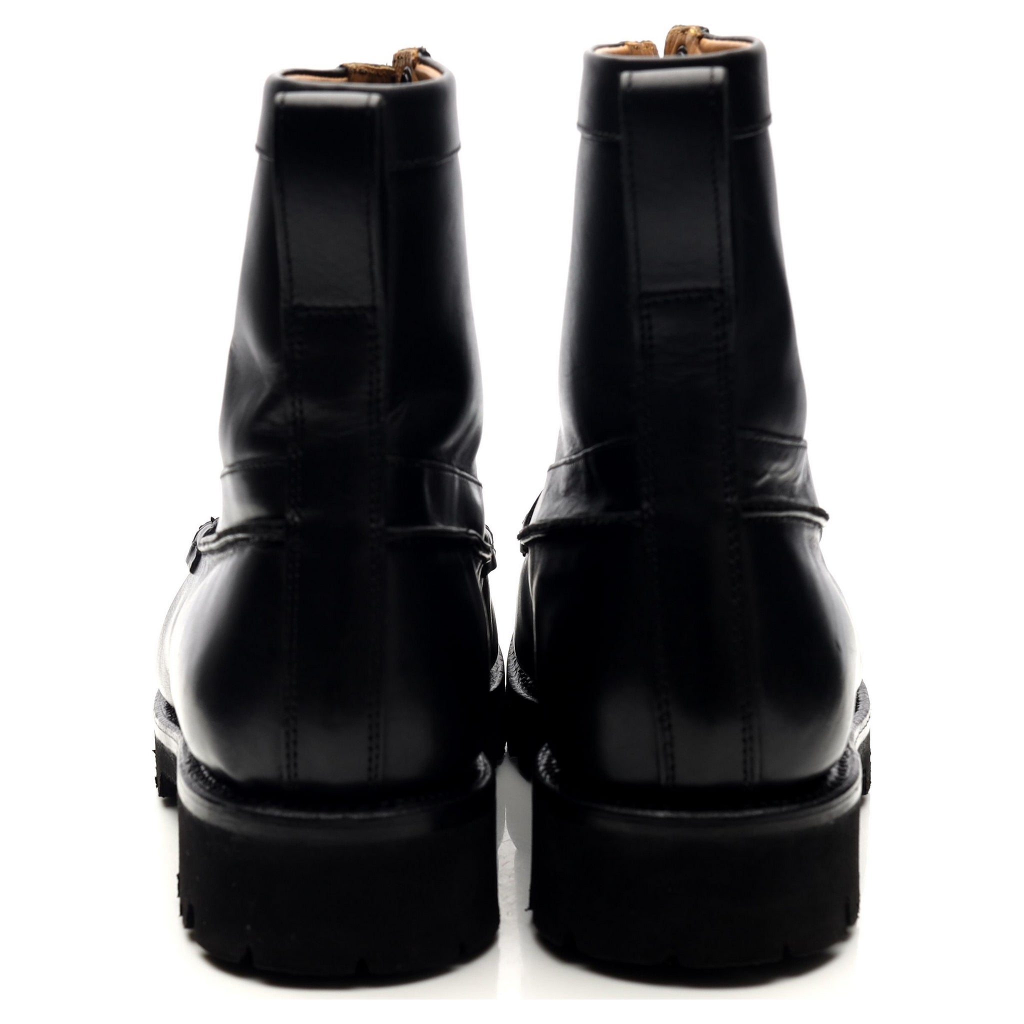 Grenson Gulliver Bottes Cuir Noir Semelle Gomme UK 6.5