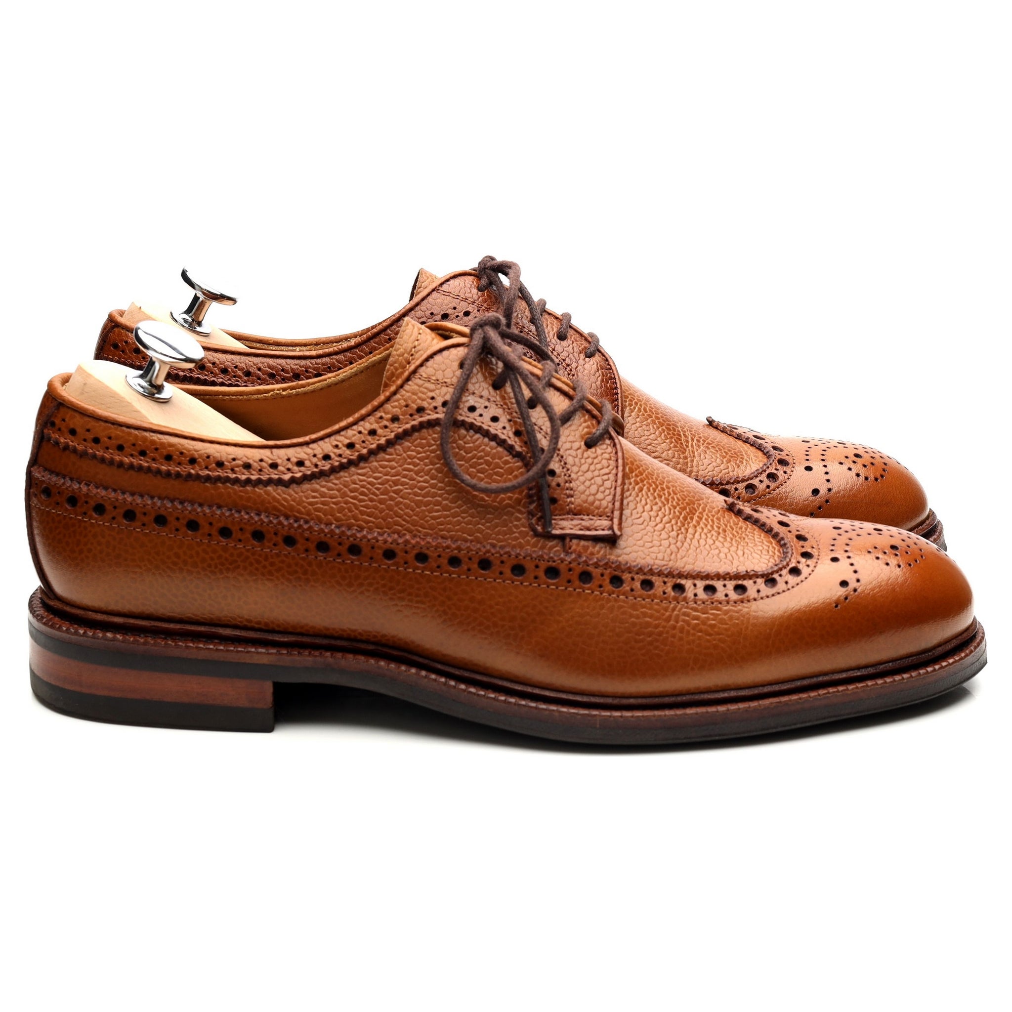 Meermin 101375 derbies cuir grain marron 8
