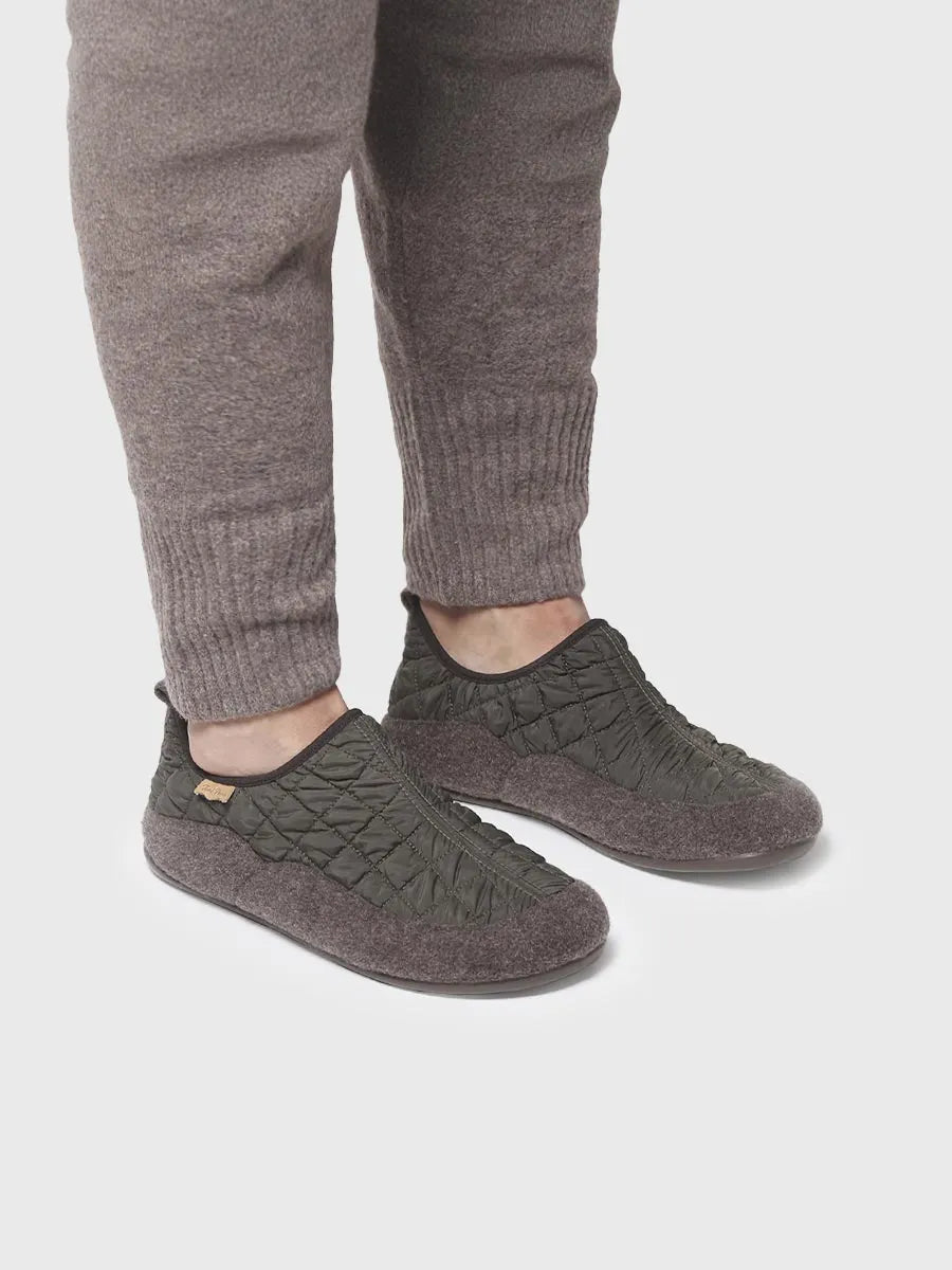 Toni Pons Nil-Um chaussons homme feutre kaki
